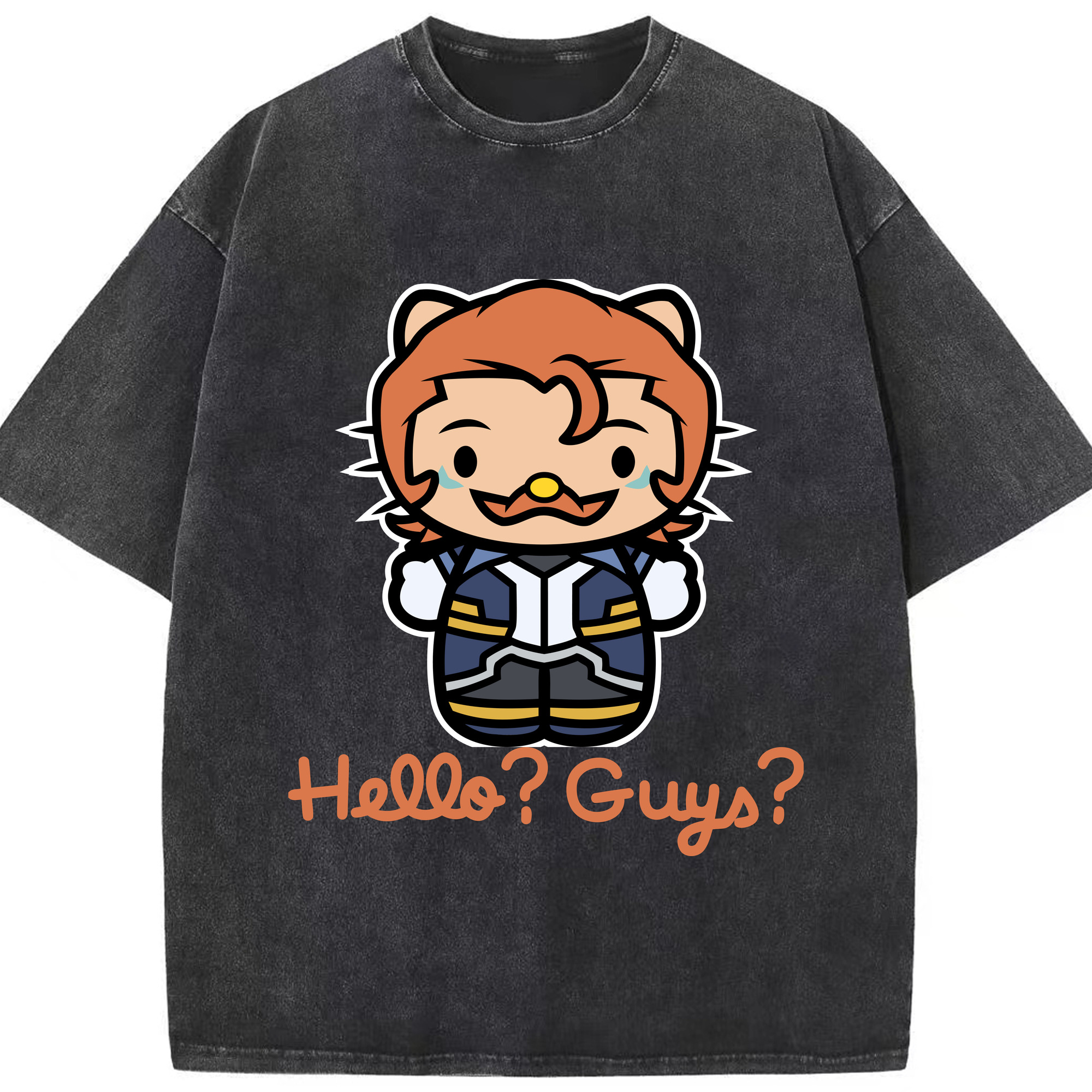 （画像用） Hello Kitty ハローキティ 綿100% ヴィンテージ風 半袖Tシャツ（フロントプリント）