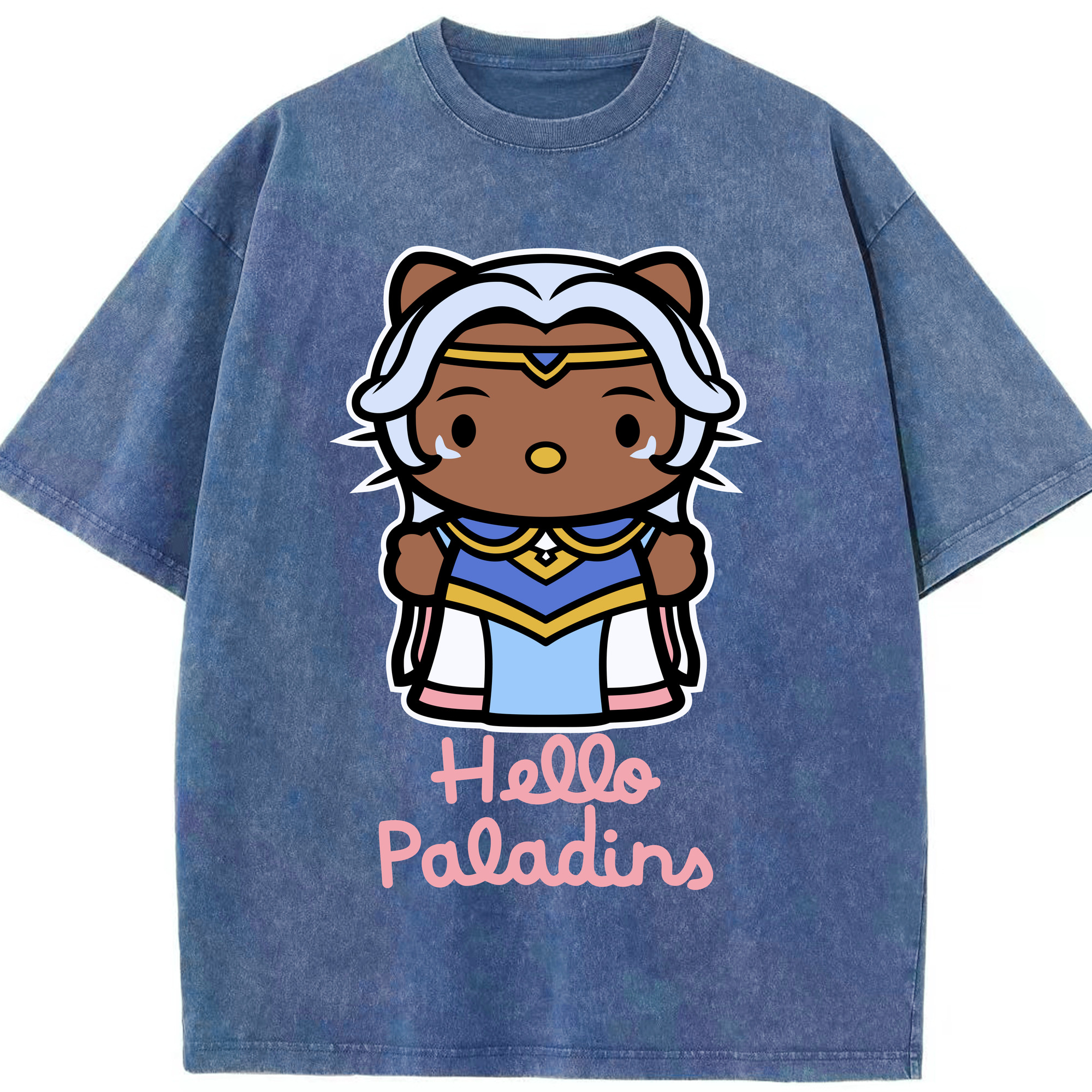 （画像用） Hello Kitty ハローキティ 綿100% ヴィンテージ風 半袖Tシャツ（フロントプリント）