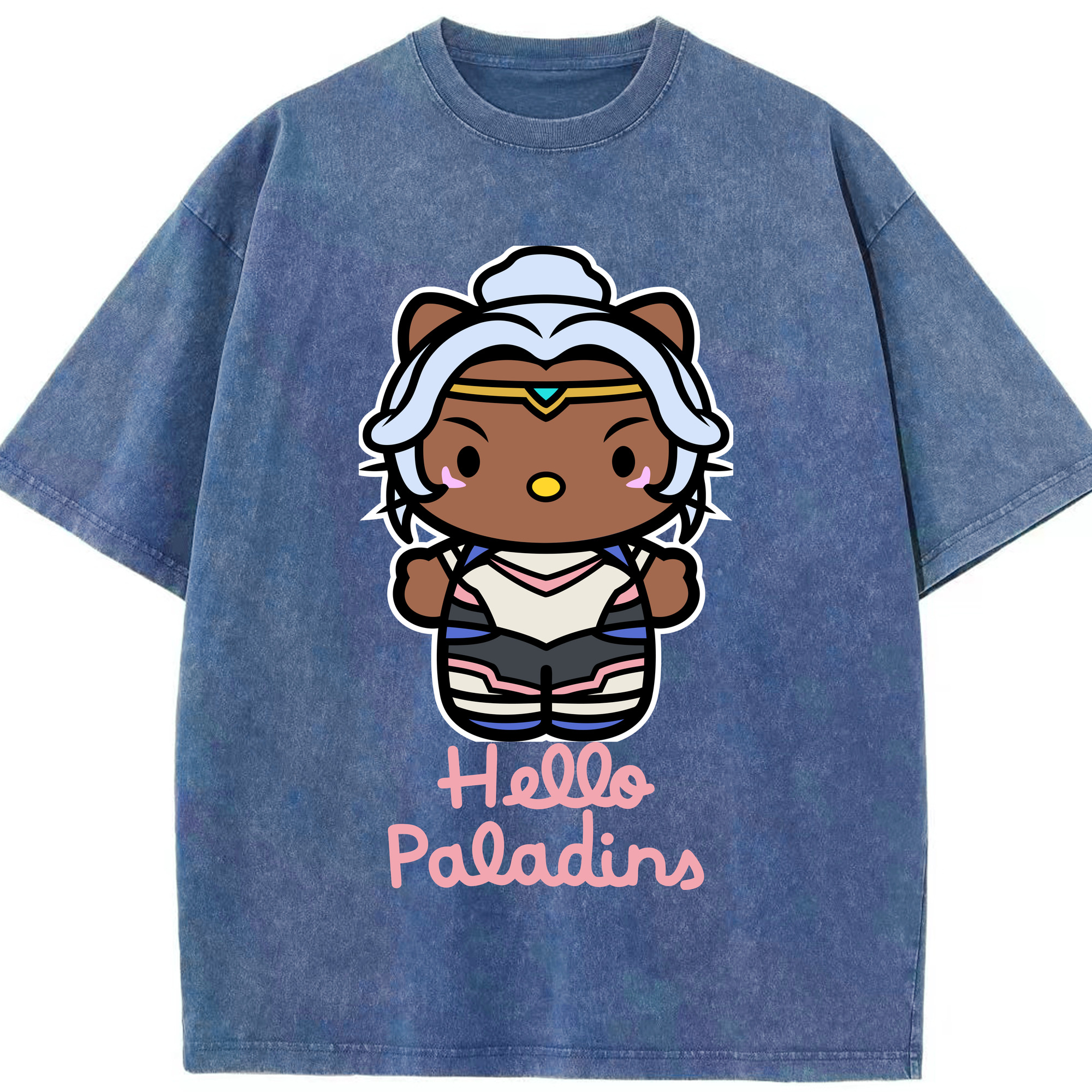 （画像用） Hello Kitty ハローキティ 綿100% ヴィンテージ風 半袖Tシャツ（フロントプリント）