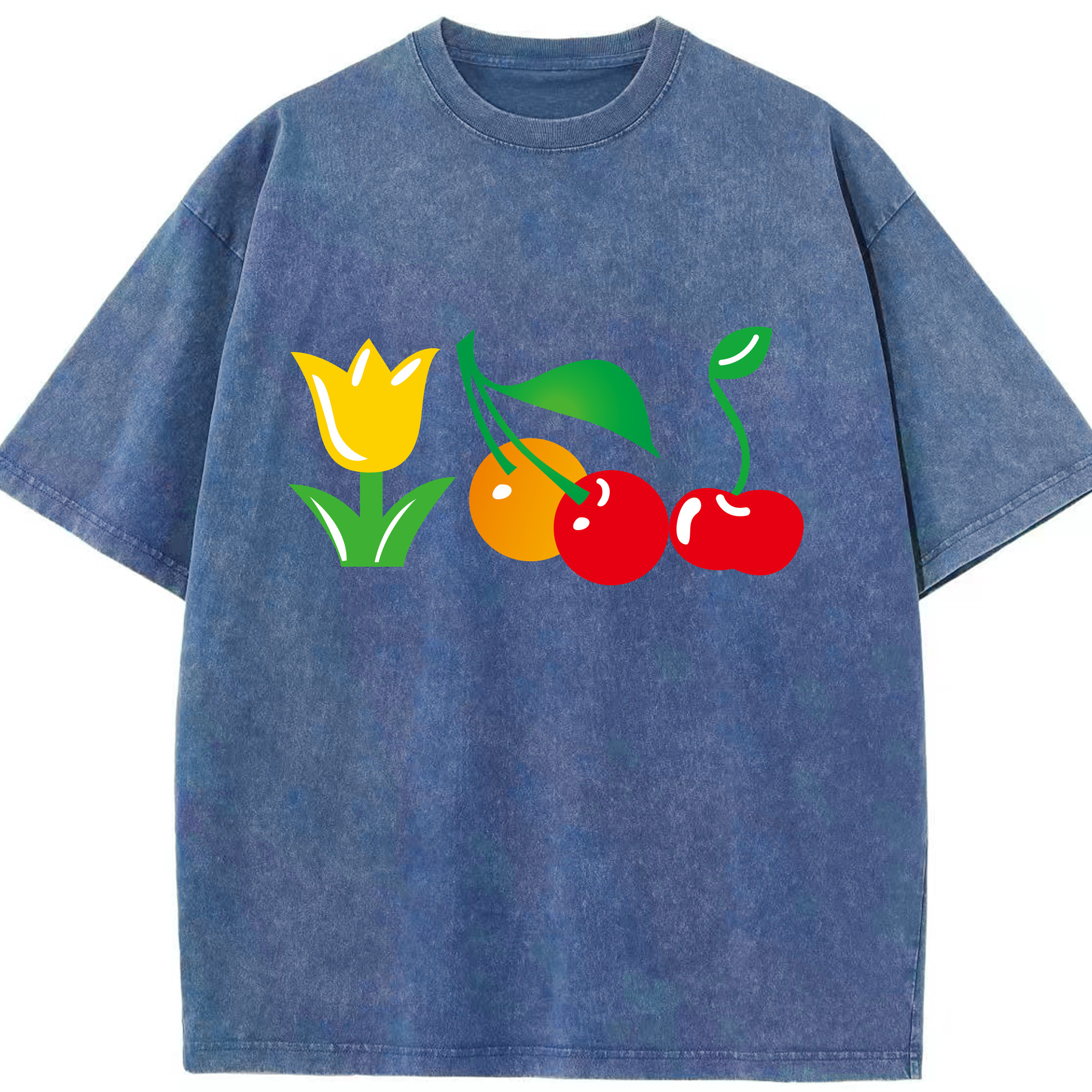 （画像用） Hello Kitty ハローキティ 綿100% ヴィンテージ風 半袖Tシャツ（フロントプリント）