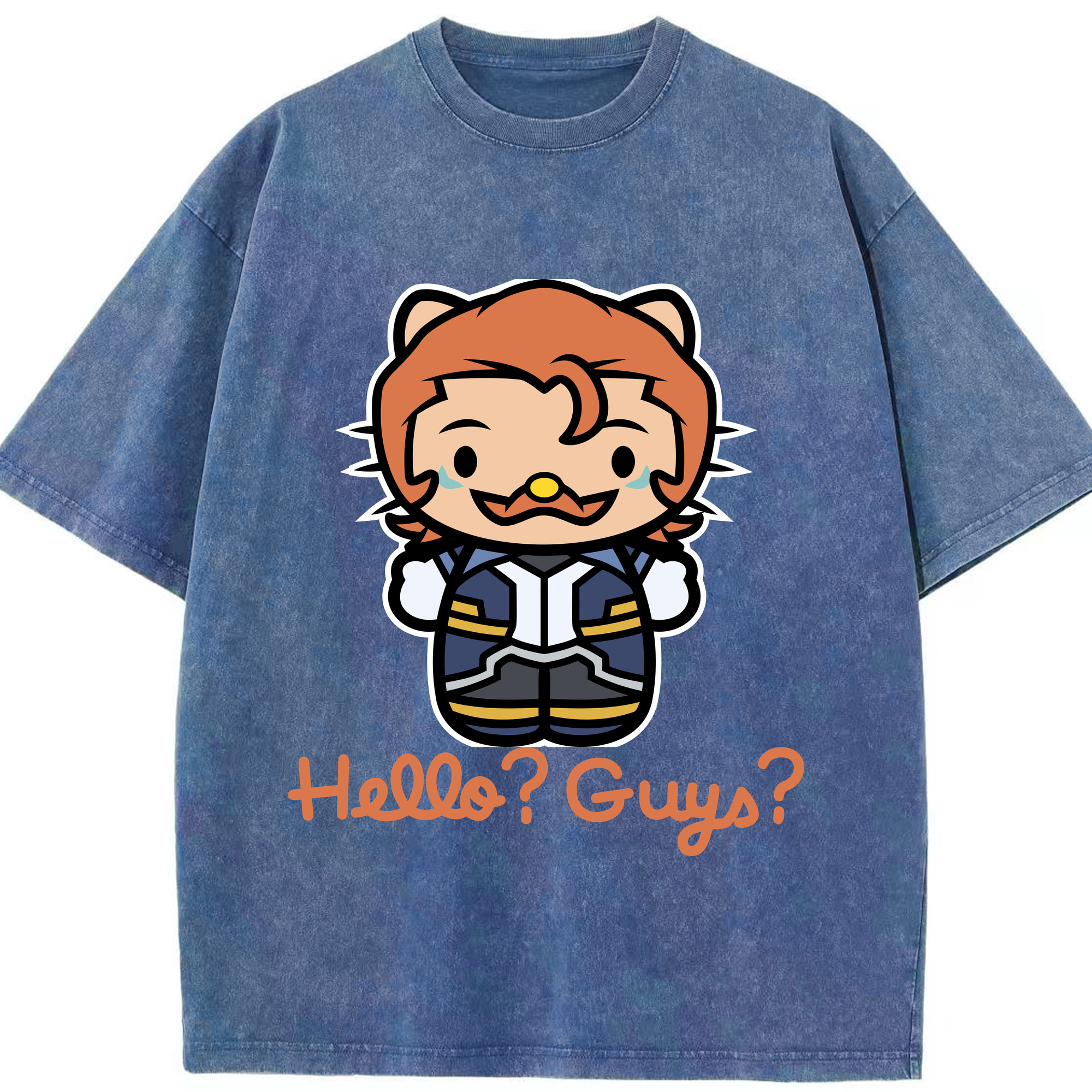 （画像用） Hello Kitty ハローキティ 綿100% ヴィンテージ風 半袖Tシャツ（フロントプリント）