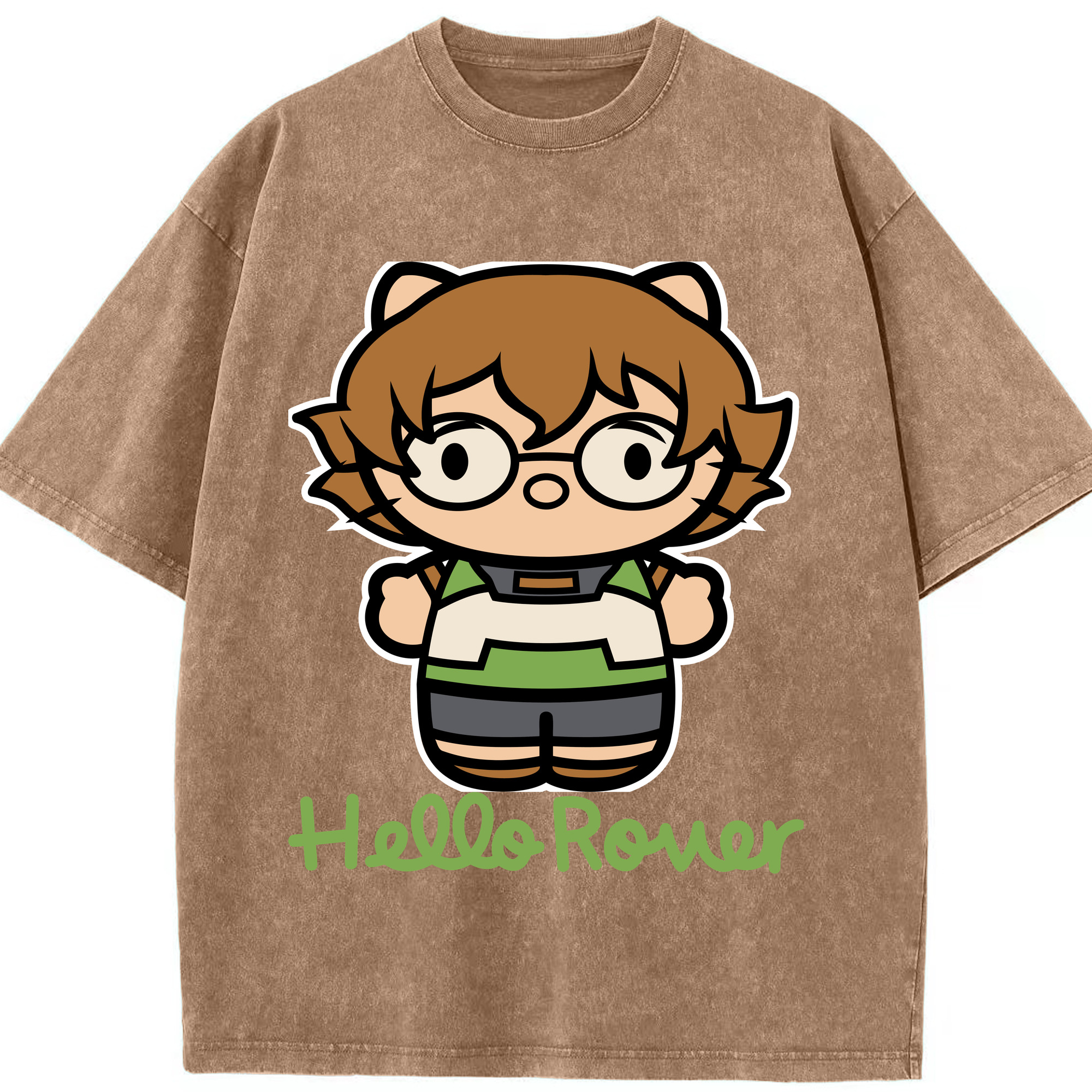 （画像用） Hello Kitty ハローキティ 綿100% ヴィンテージ風 半袖Tシャツ（フロントプリント）