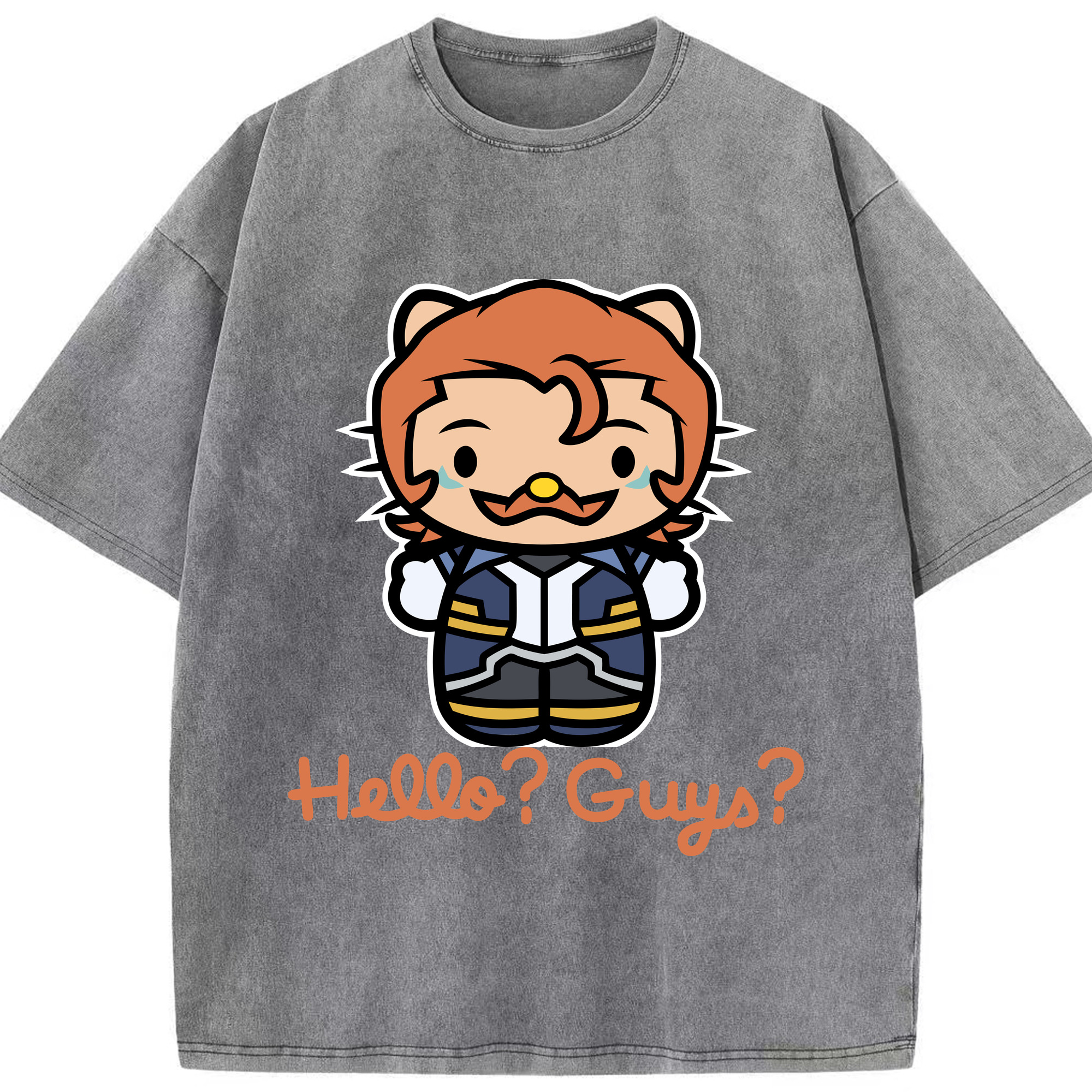 （画像用） Hello Kitty ハローキティ 綿100% ヴィンテージ風 半袖Tシャツ（フロントプリント）