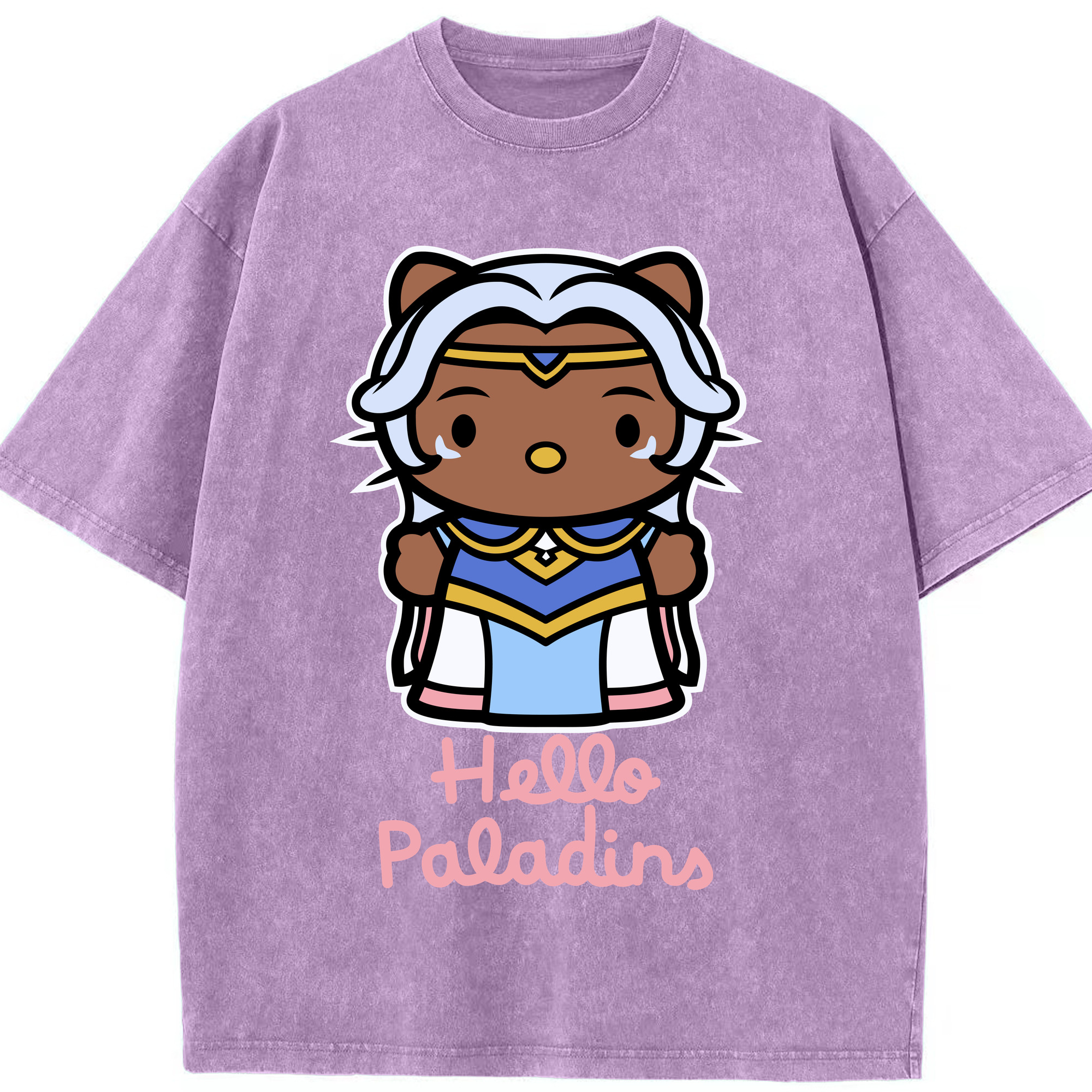 （画像用） Hello Kitty ハローキティ 綿100% ヴィンテージ風 半袖Tシャツ（フロントプリント）