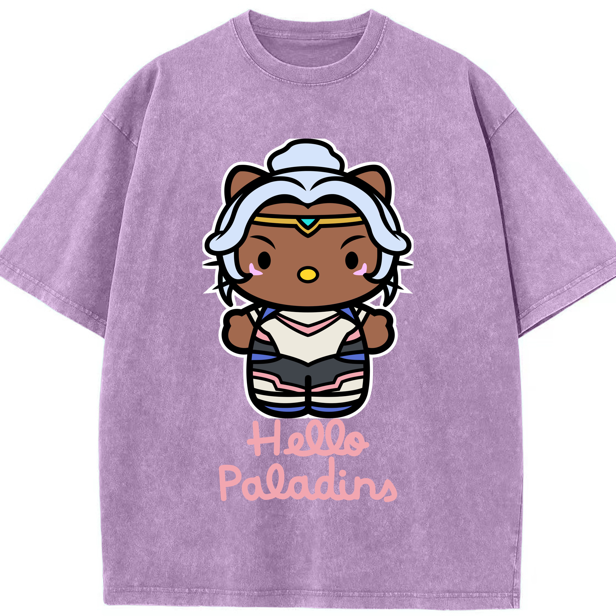 （画像用） Hello Kitty ハローキティ 綿100% ヴィンテージ風 半袖Tシャツ（フロントプリント）