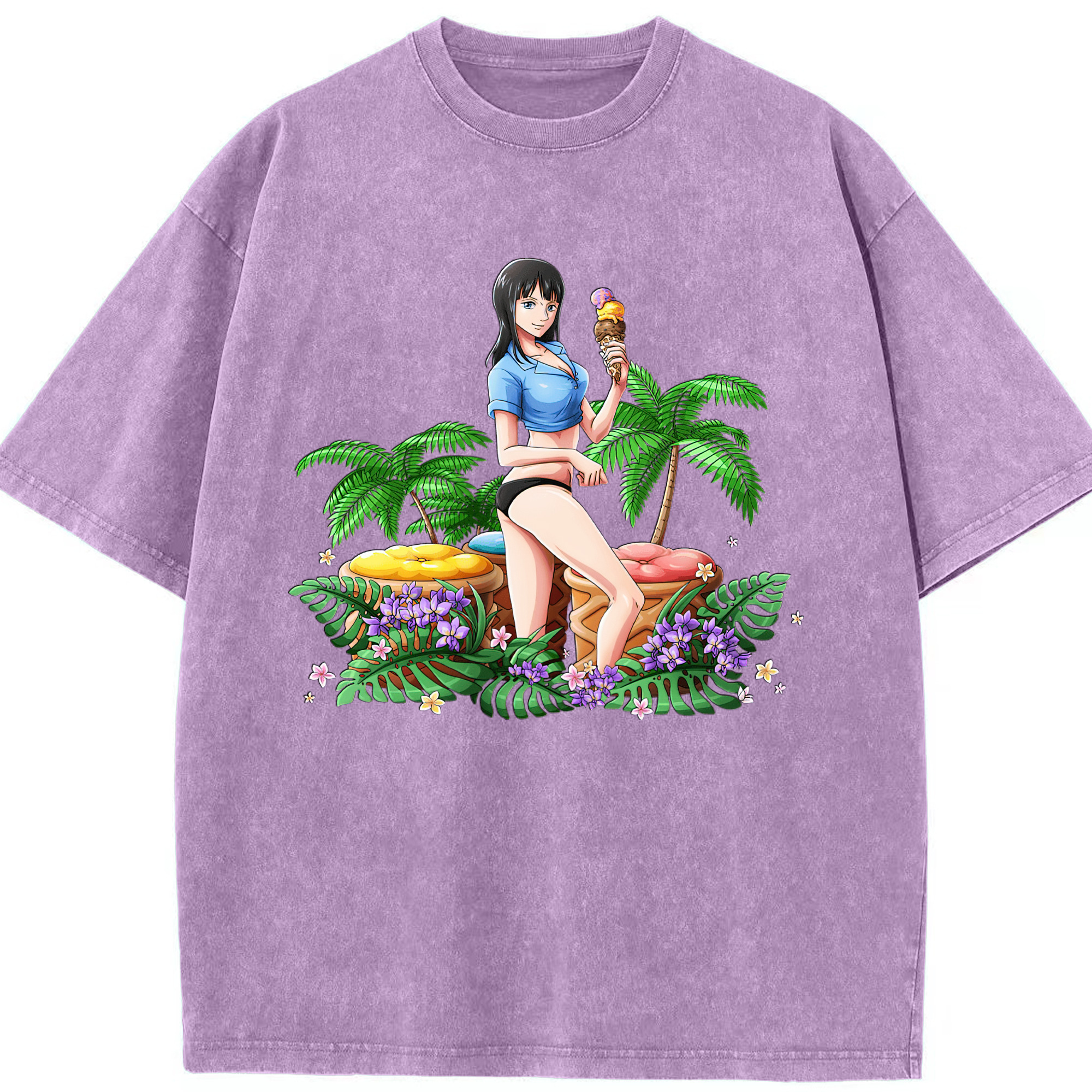 （画像用） Hello Kitty ハローキティ 綿100% ヴィンテージ風 半袖Tシャツ（フロントプリント）
