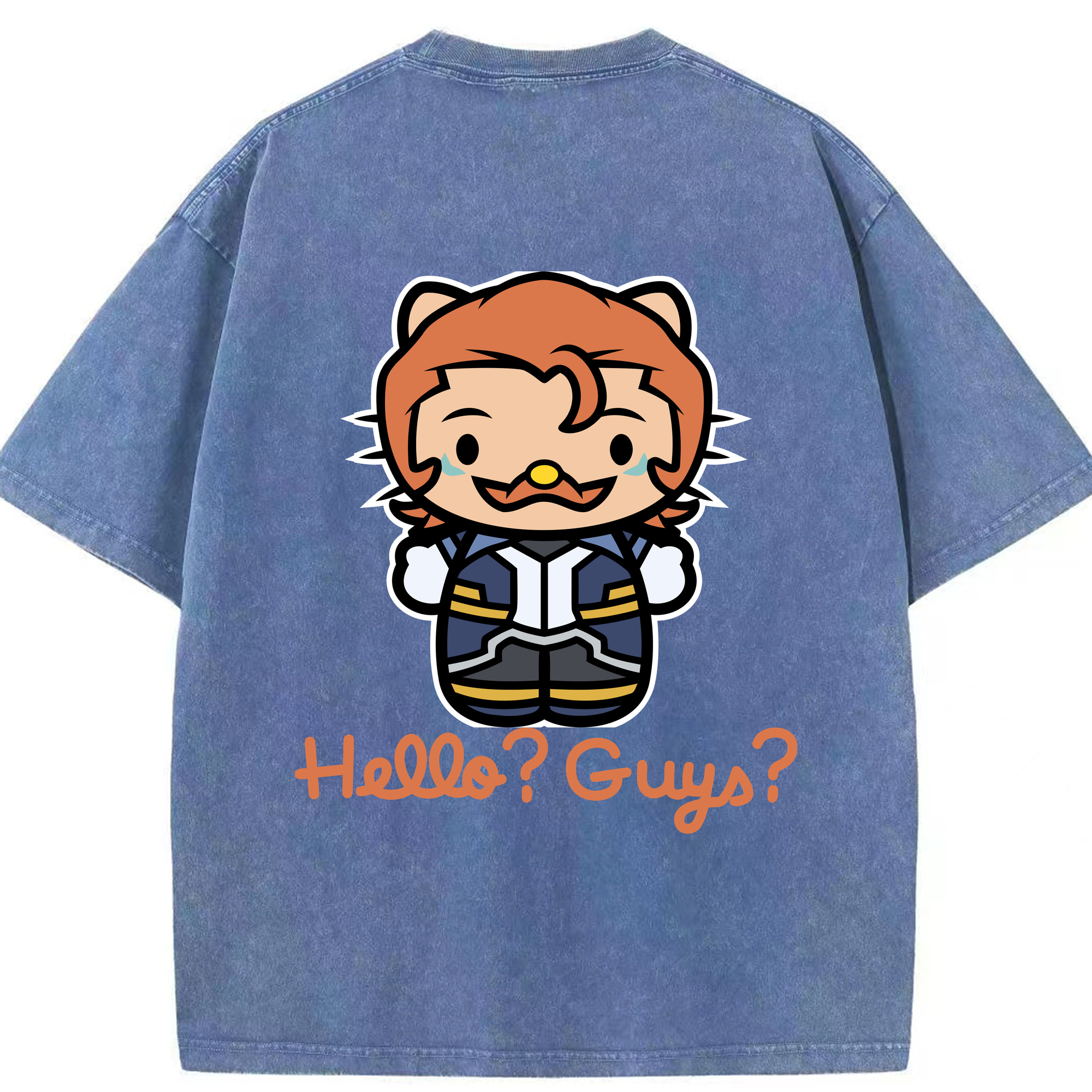 （画像用） Hello Kitty ハローキティ 綿100% ヴィンテージ風 半袖Tシャツ（背面プリント）
