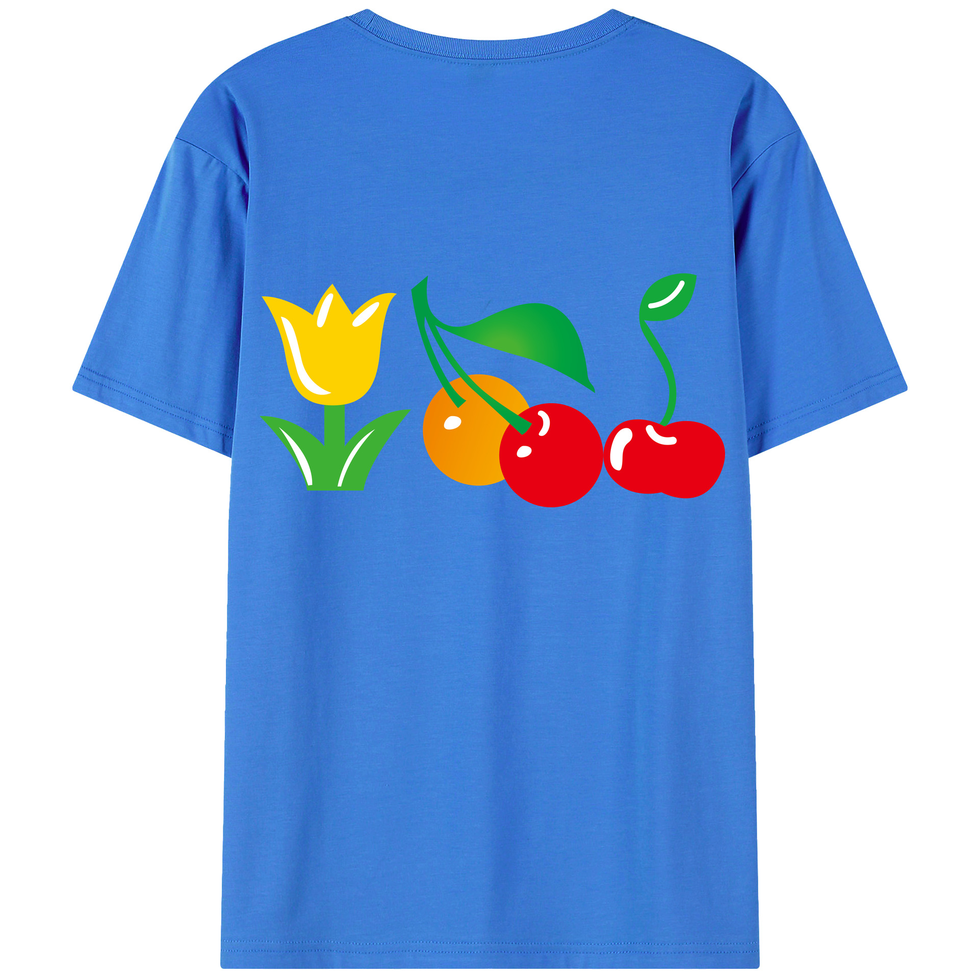 （画像用） Hello Kitty ハローキティ 綿100％ メンズ半袖Tシャツ（バックプリント） 通気性