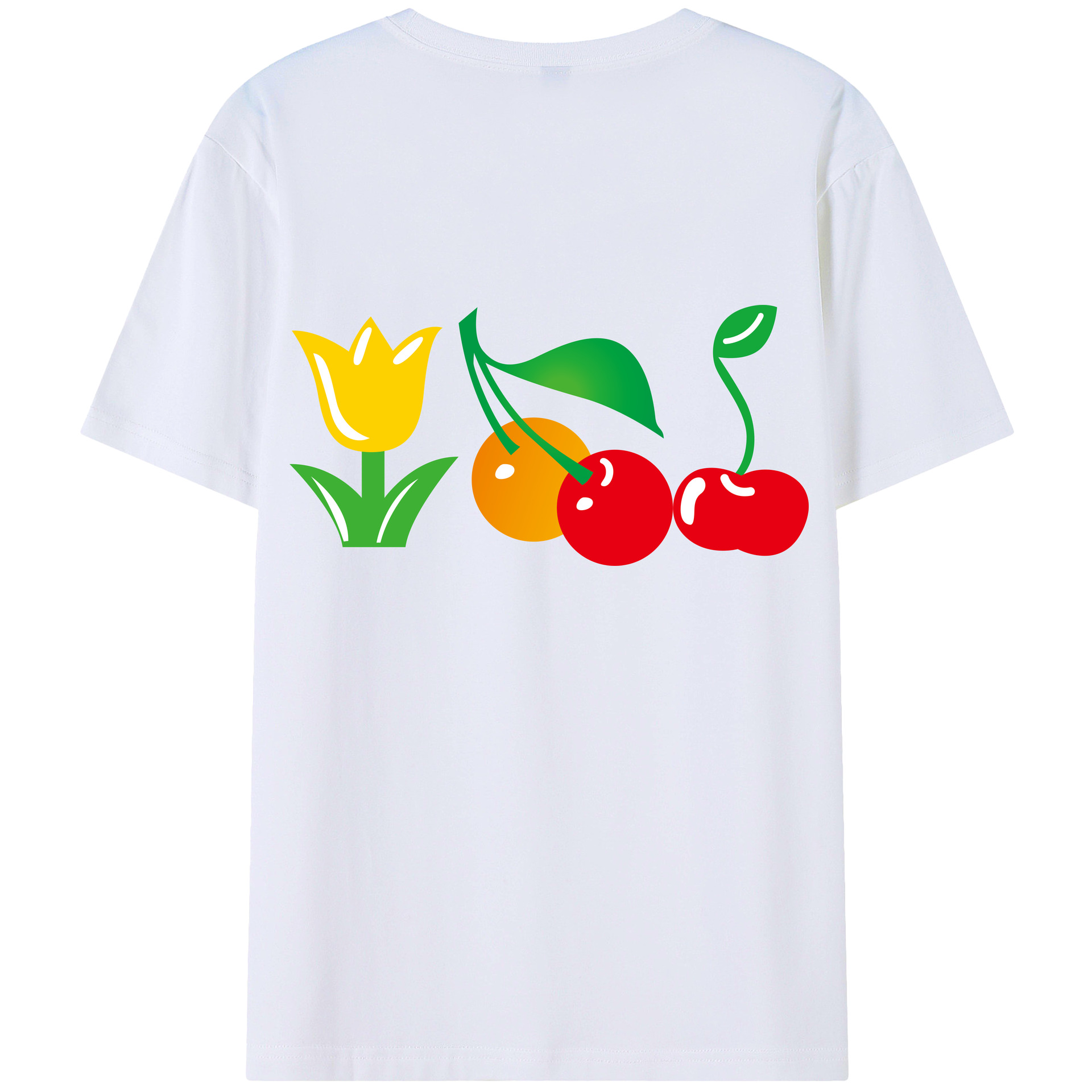 （画像用） Hello Kitty ハローキティ 綿100％ メンズ半袖Tシャツ（バックプリント） 通気性