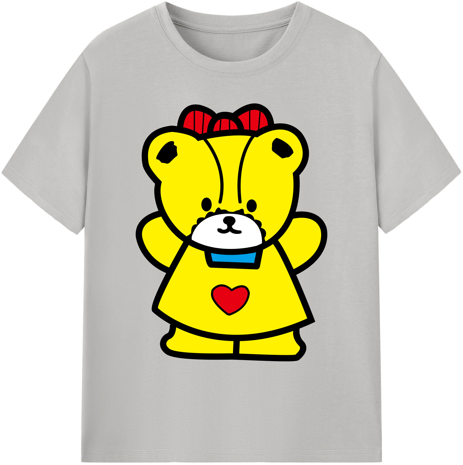 （画像用） Hello Kitty ハローキティ 綿100％ メンズ半袖Tシャツ｜肌触りやわらか＆通気性