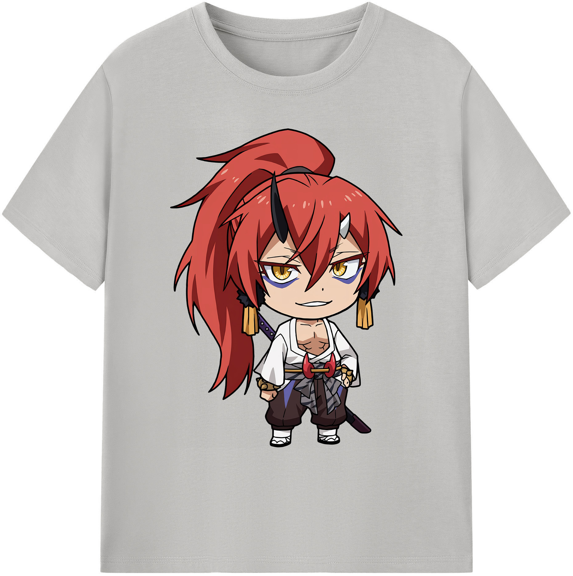 （画像用） Hello Kitty ハローキティ 綿100％ メンズ半袖Tシャツ｜肌触りやわらか＆通気性