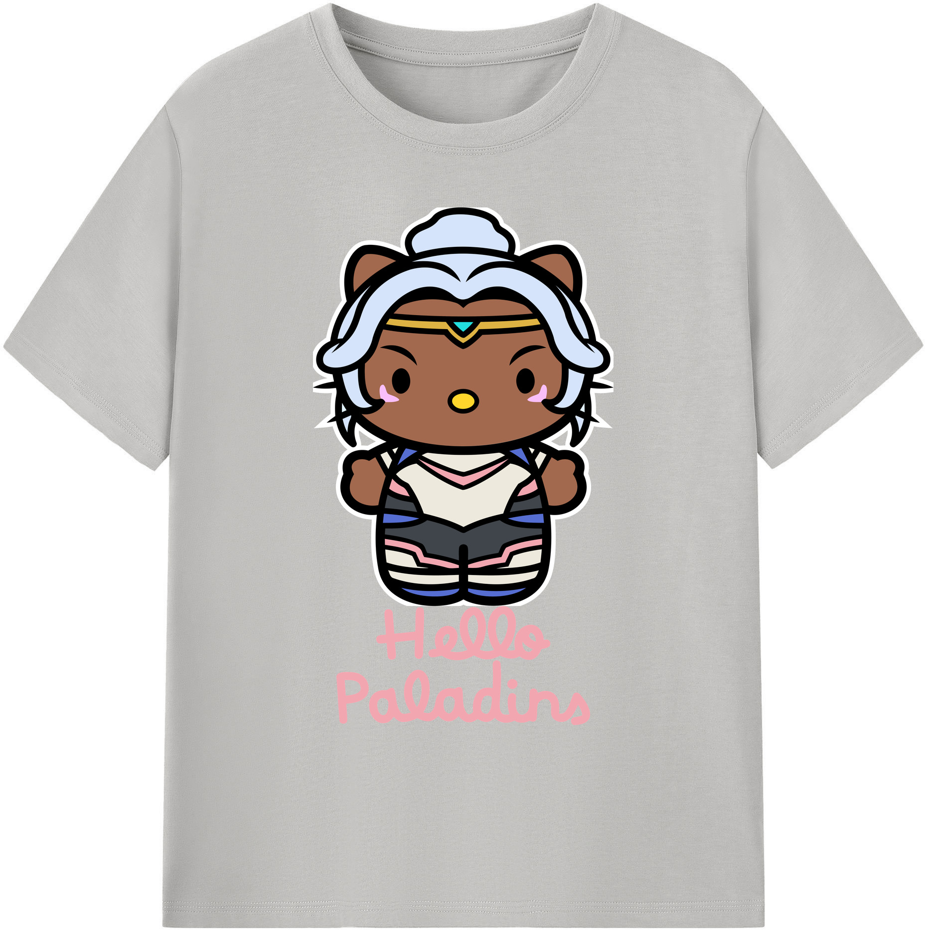 （画像用） Hello Kitty ハローキティ 綿100％ メンズ半袖Tシャツ｜肌触りやわらか＆通気性