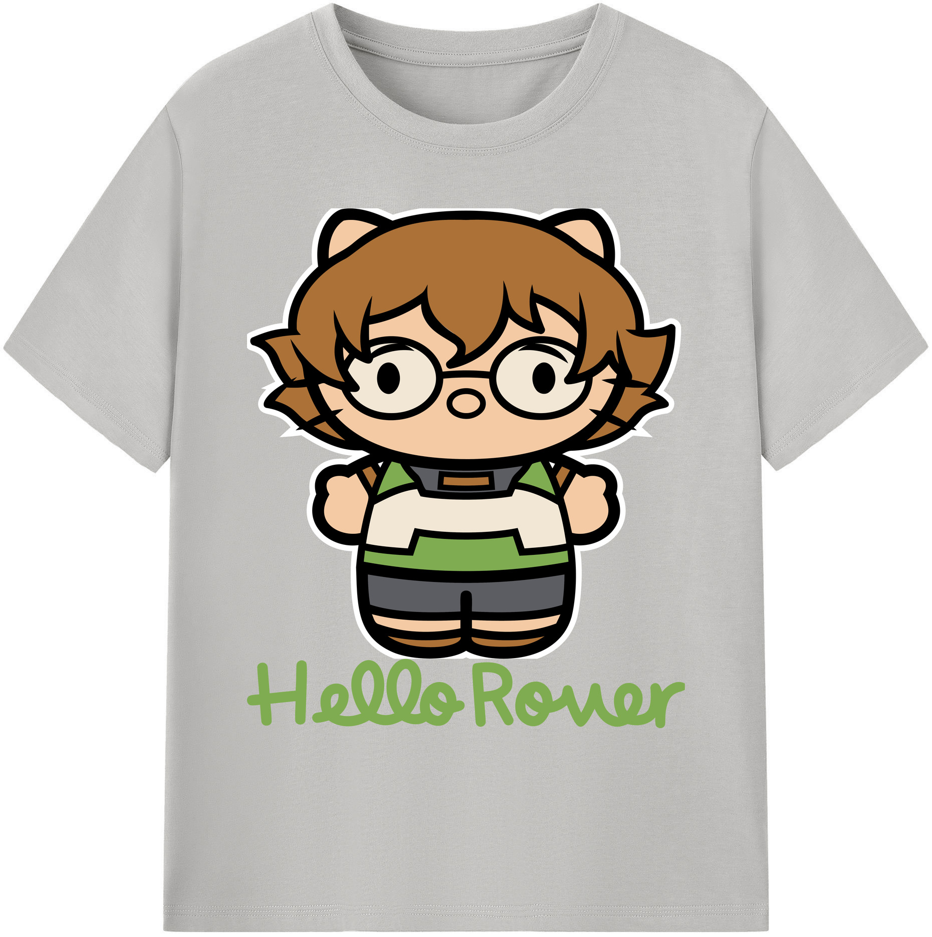 （画像用） Hello Kitty ハローキティ 綿100％ メンズ半袖Tシャツ｜肌触りやわらか＆通気性