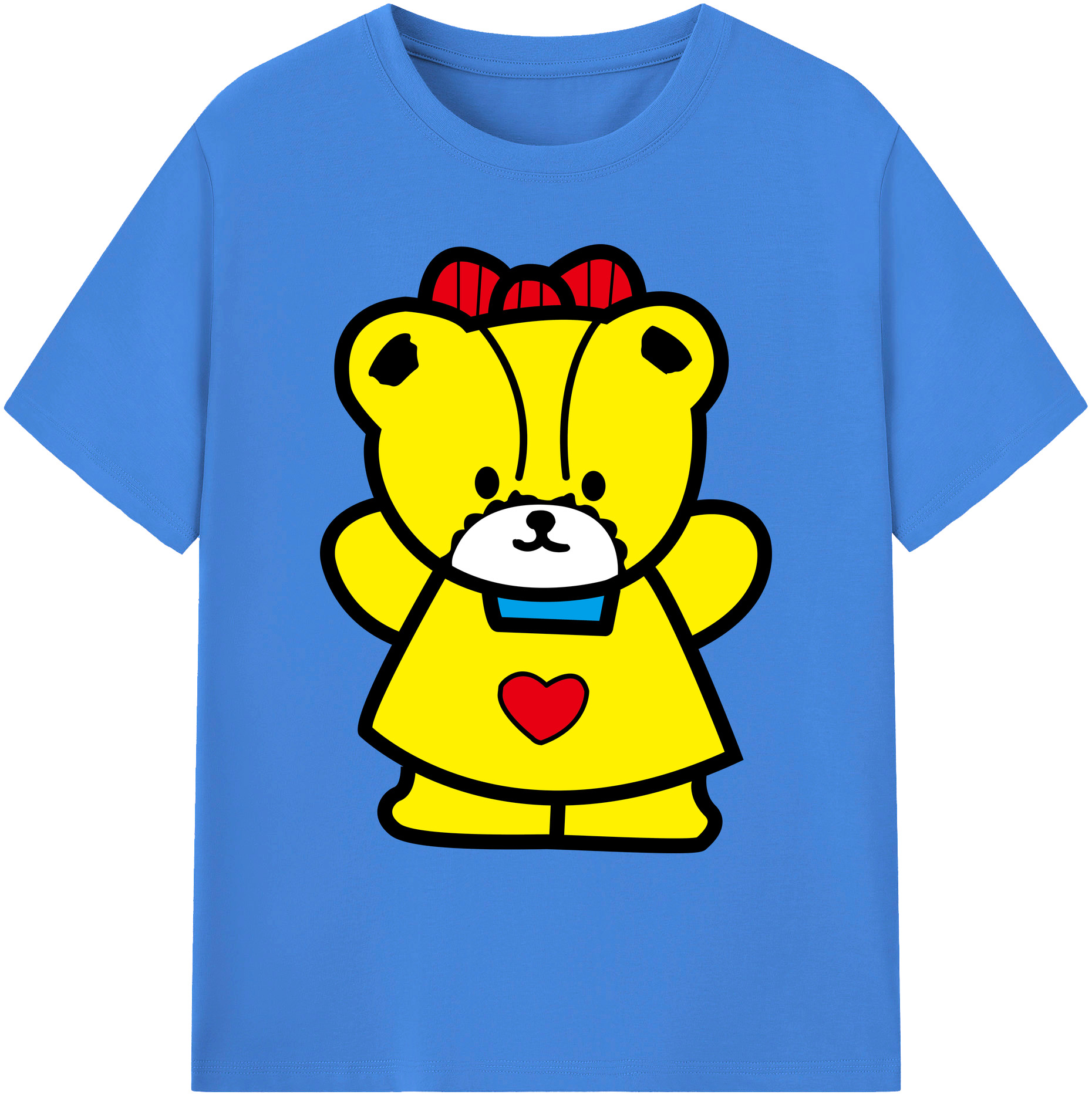 （画像用） Hello Kitty ハローキティ 綿100％ メンズ半袖Tシャツ｜肌触りやわらか＆通気性