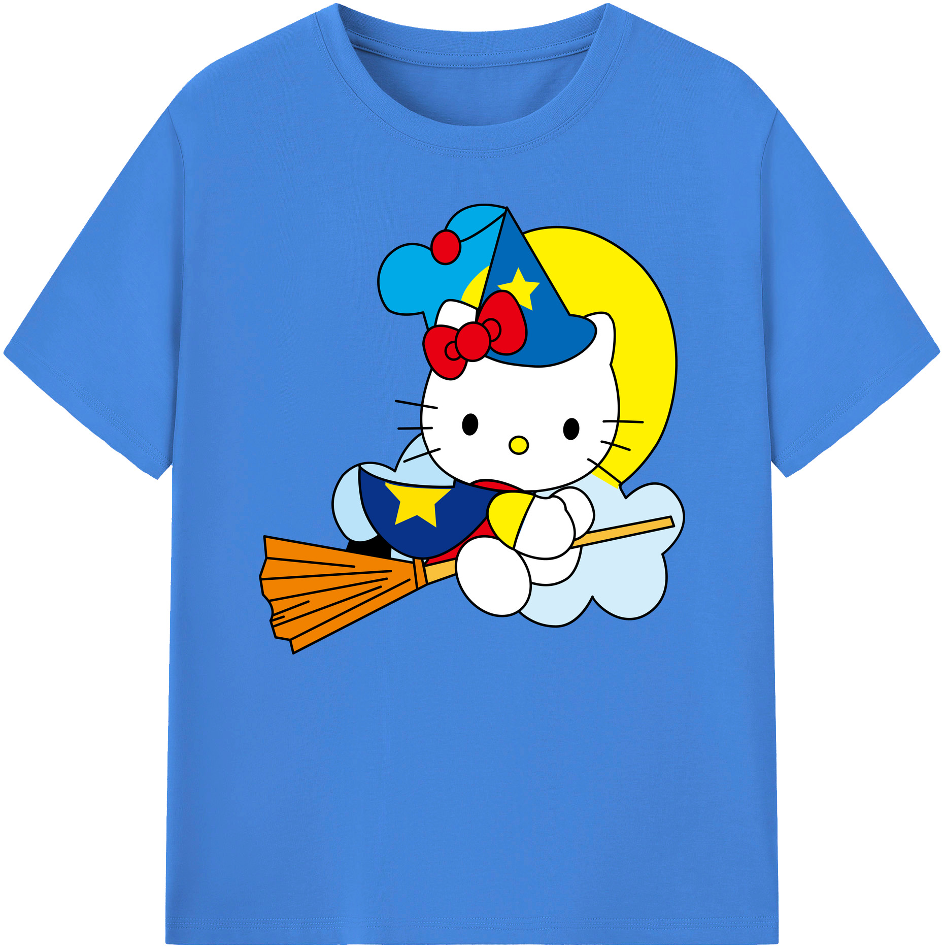 （画像用） Hello Kitty ハローキティ 綿100％ メンズ半袖Tシャツ｜肌触りやわらか＆通気性