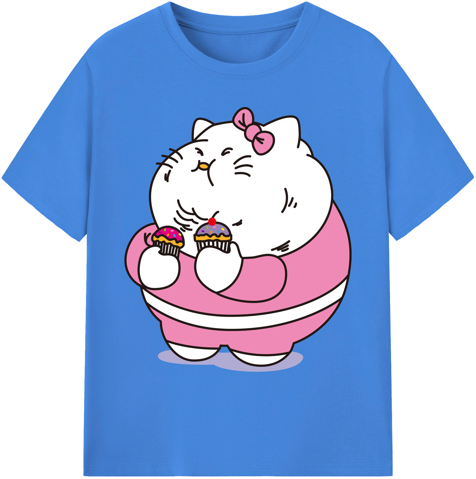（画像用） Hello Kitty ハローキティ 綿100％ メンズ半袖Tシャツ｜肌触りやわらか＆通気性