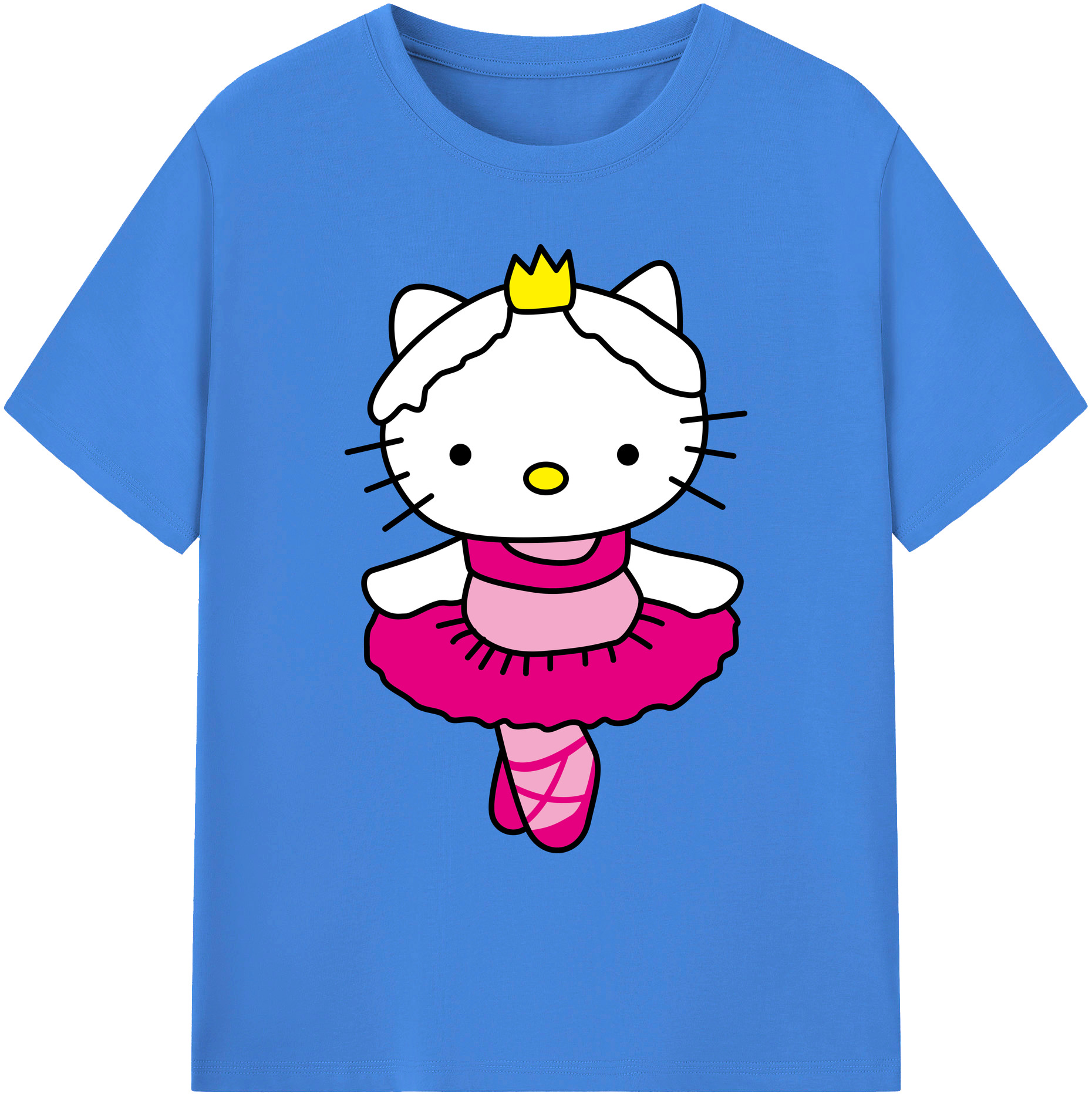 （画像用） Hello Kitty ハローキティ 綿100％ メンズ半袖Tシャツ｜肌触りやわらか＆通気性