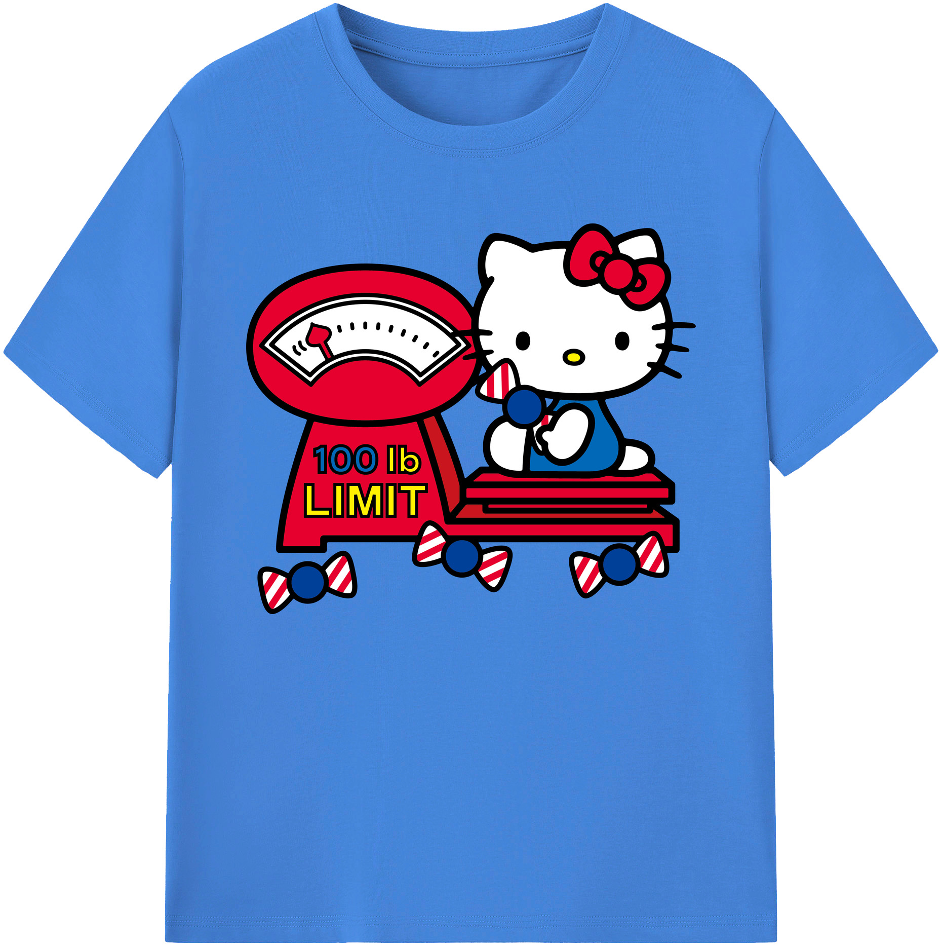 （画像用） Hello Kitty ハローキティ 綿100％ メンズ半袖Tシャツ｜肌触りやわらか＆通気性