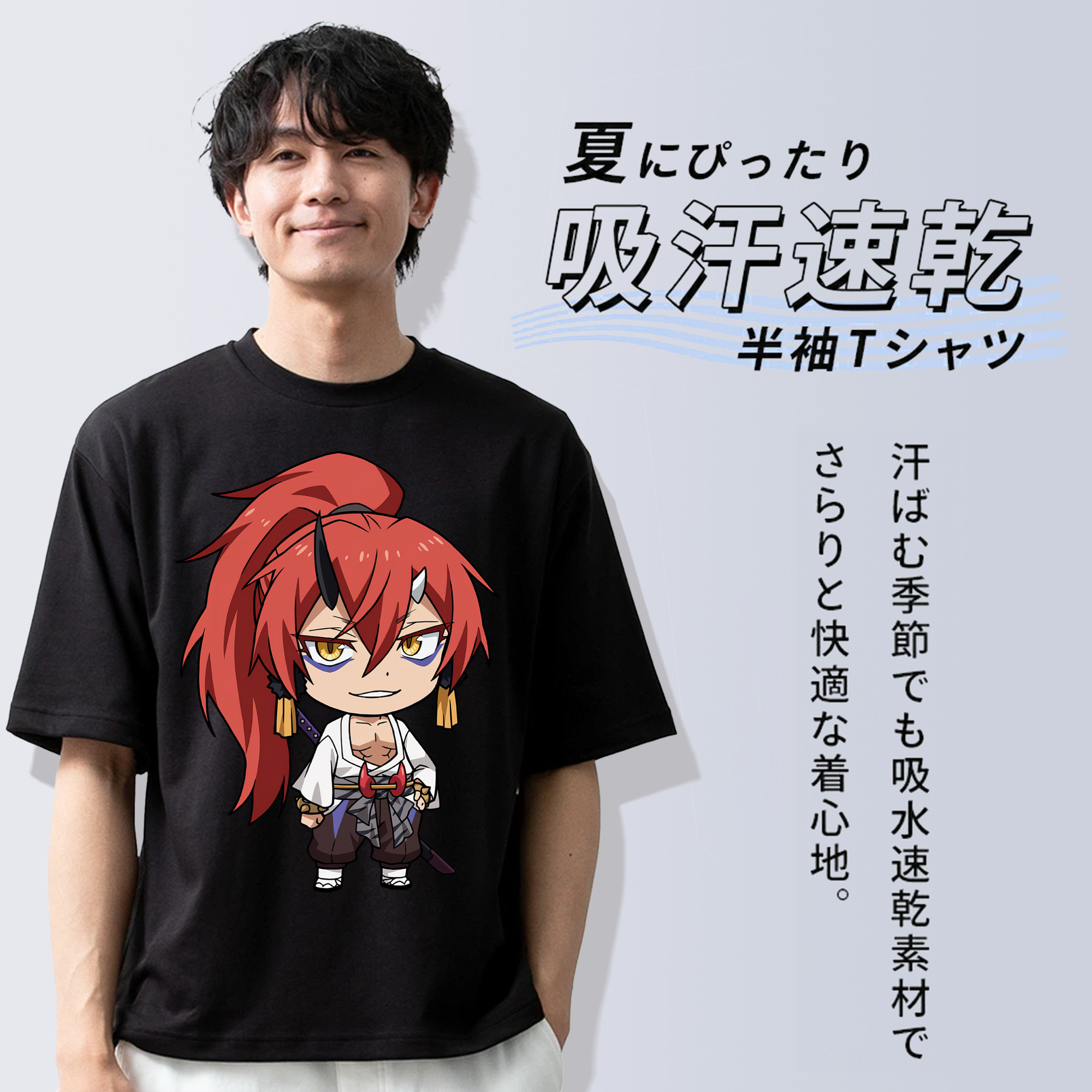 Hello Kitty ハローキティ 綿100％ メンズ半袖Tシャツ｜肌触りやわらか＆通気性