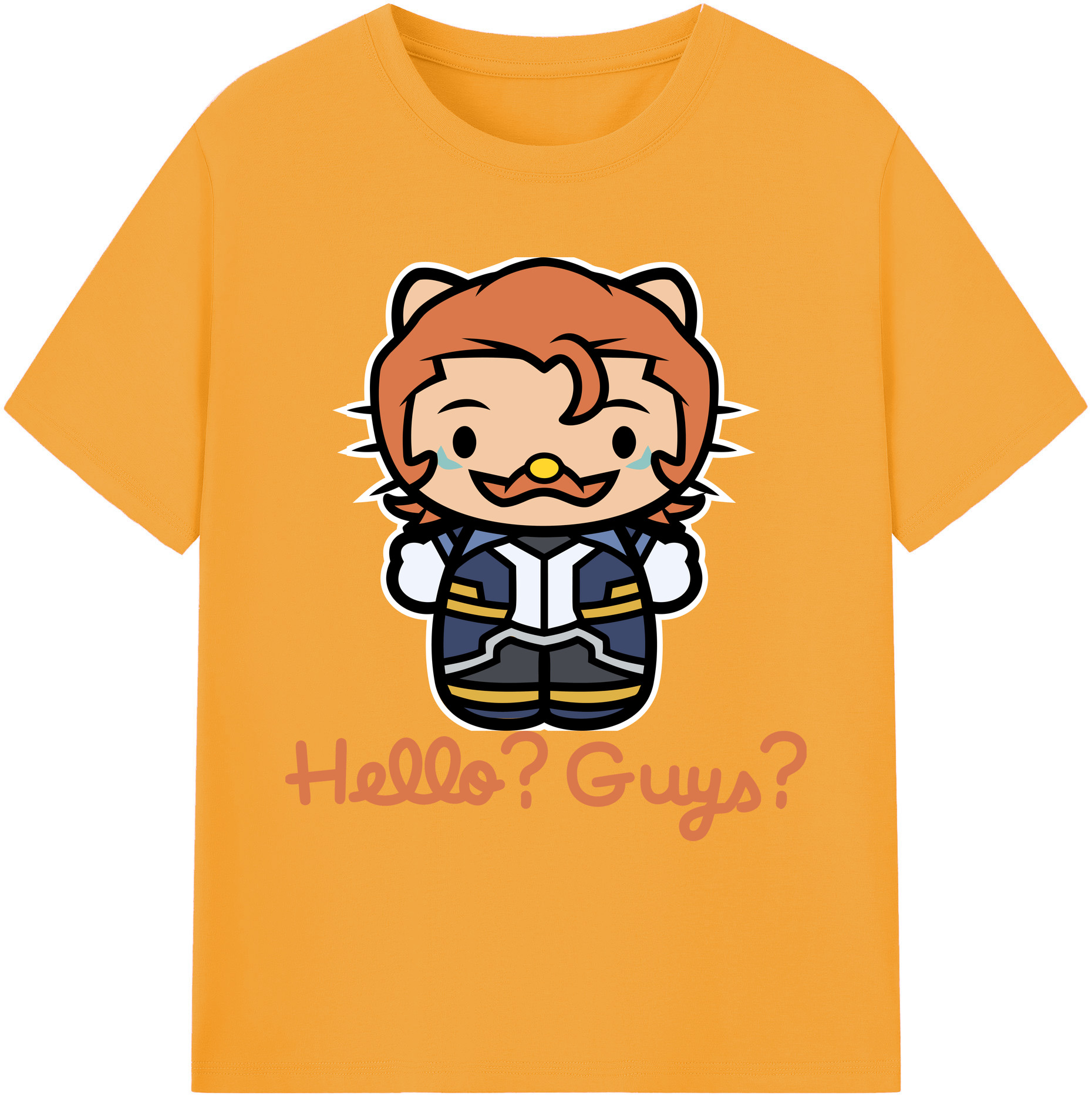 （画像用） Hello Kitty ハローキティ 綿100％ メンズ半袖Tシャツ｜肌触りやわらか＆通気性