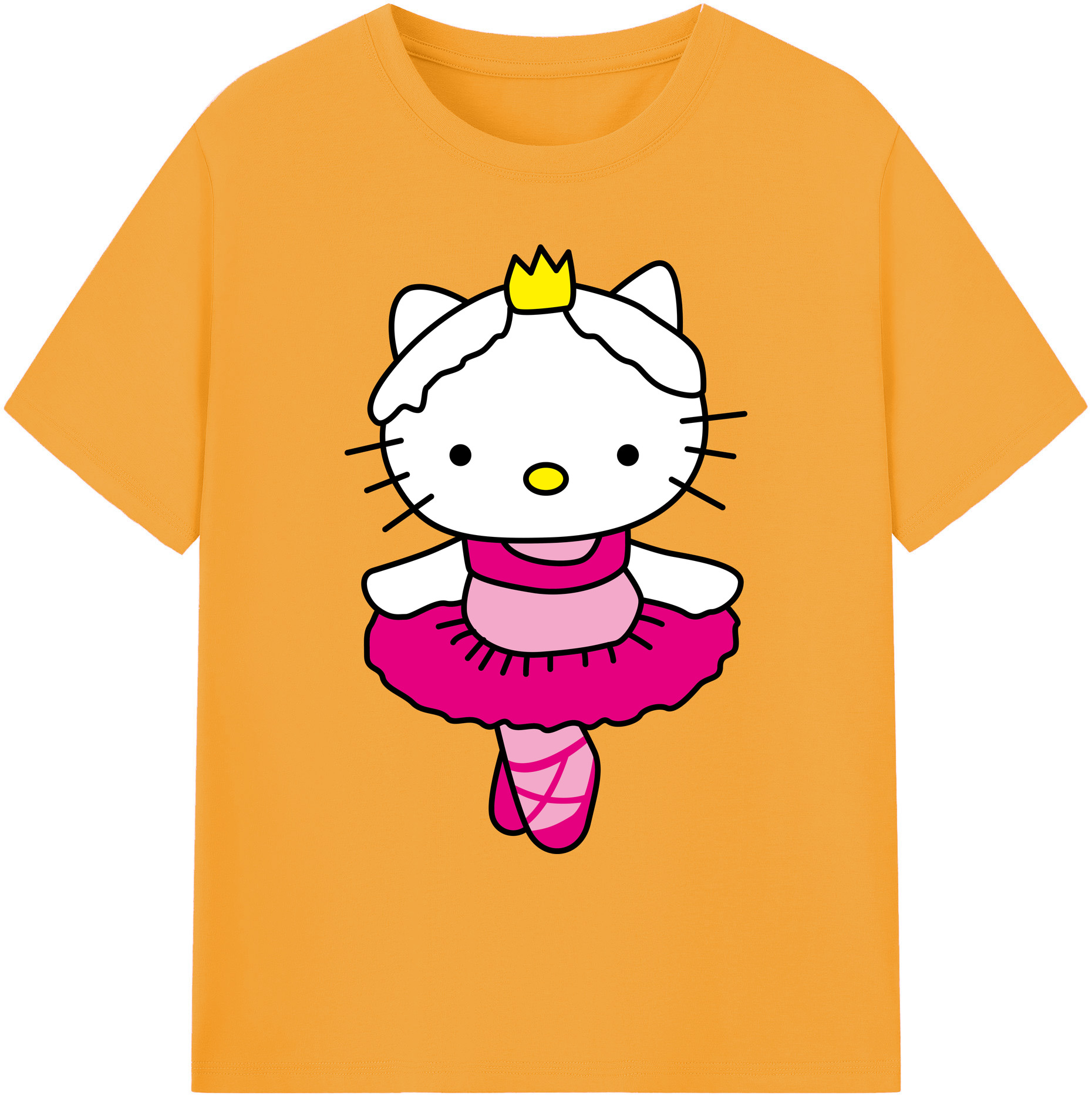 （画像用） Hello Kitty ハローキティ 綿100％ メンズ半袖Tシャツ｜肌触りやわらか＆通気性