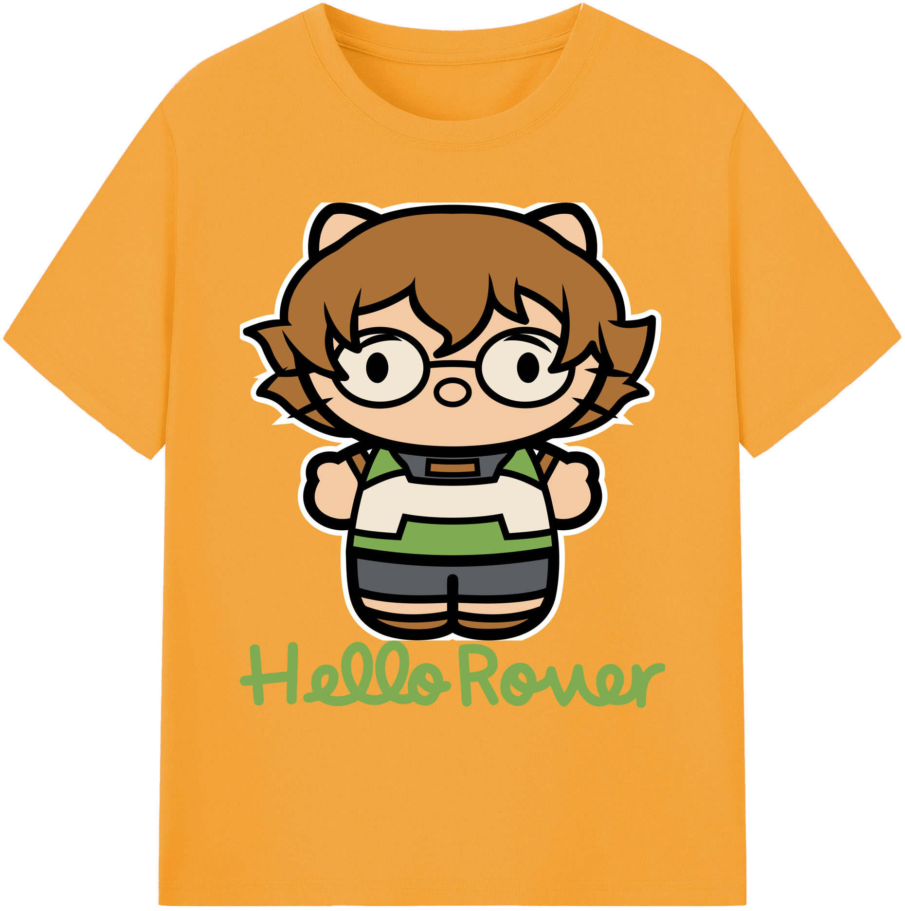 （画像用） Hello Kitty ハローキティ 綿100％ メンズ半袖Tシャツ｜肌触りやわらか＆通気性
