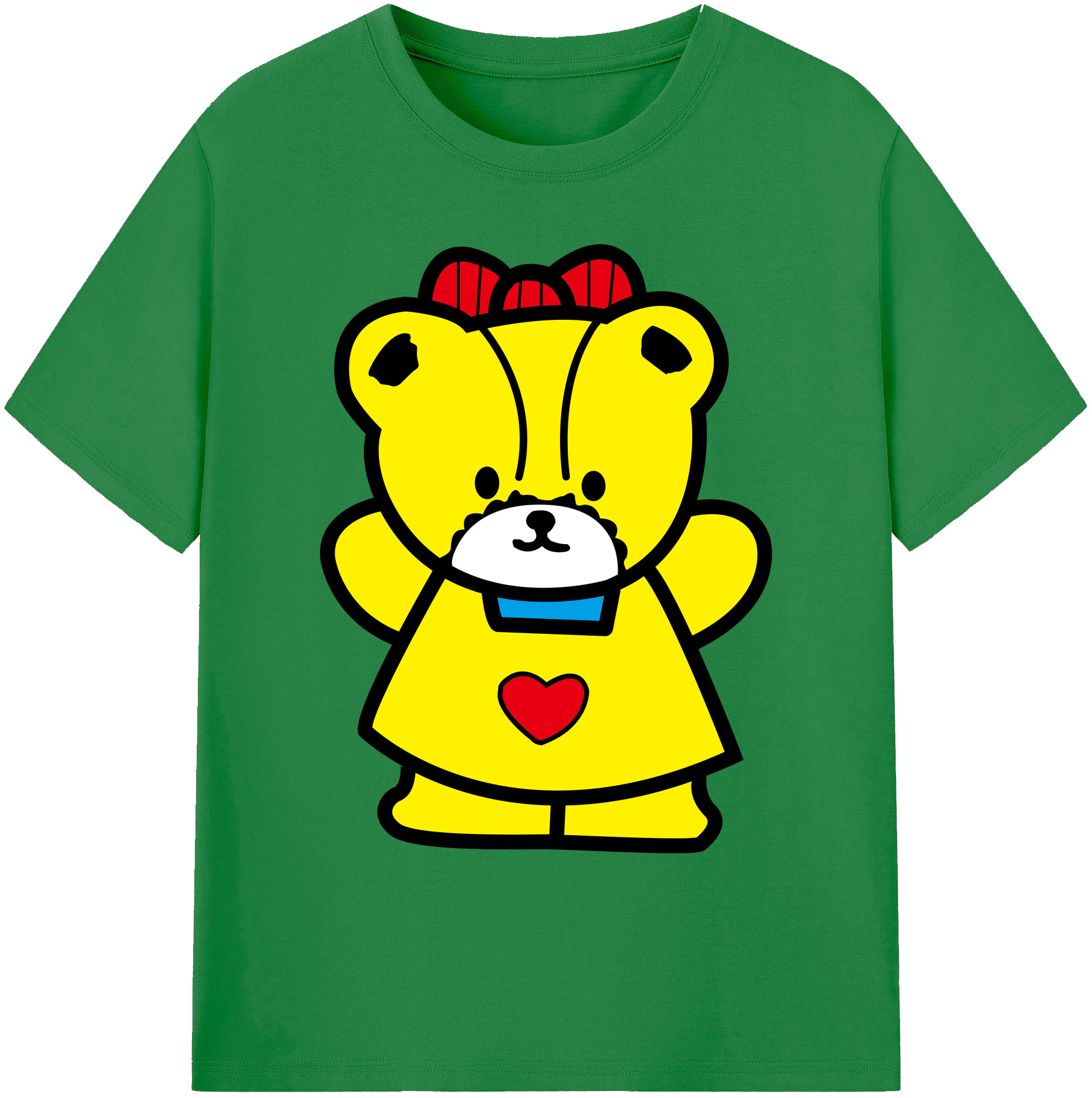 （画像用） Hello Kitty ハローキティ 綿100％ メンズ半袖Tシャツ｜肌触りやわらか＆通気性