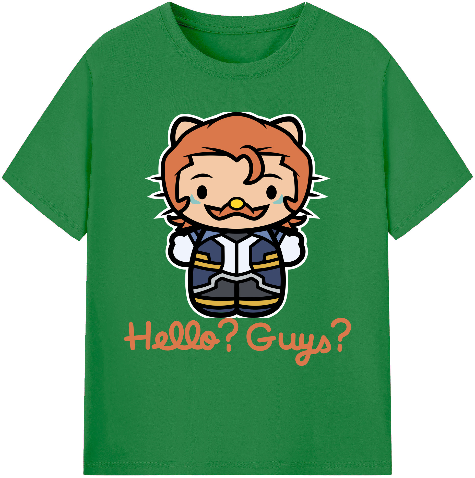 （画像用） Hello Kitty ハローキティ 綿100％ メンズ半袖Tシャツ｜肌触りやわらか＆通気性