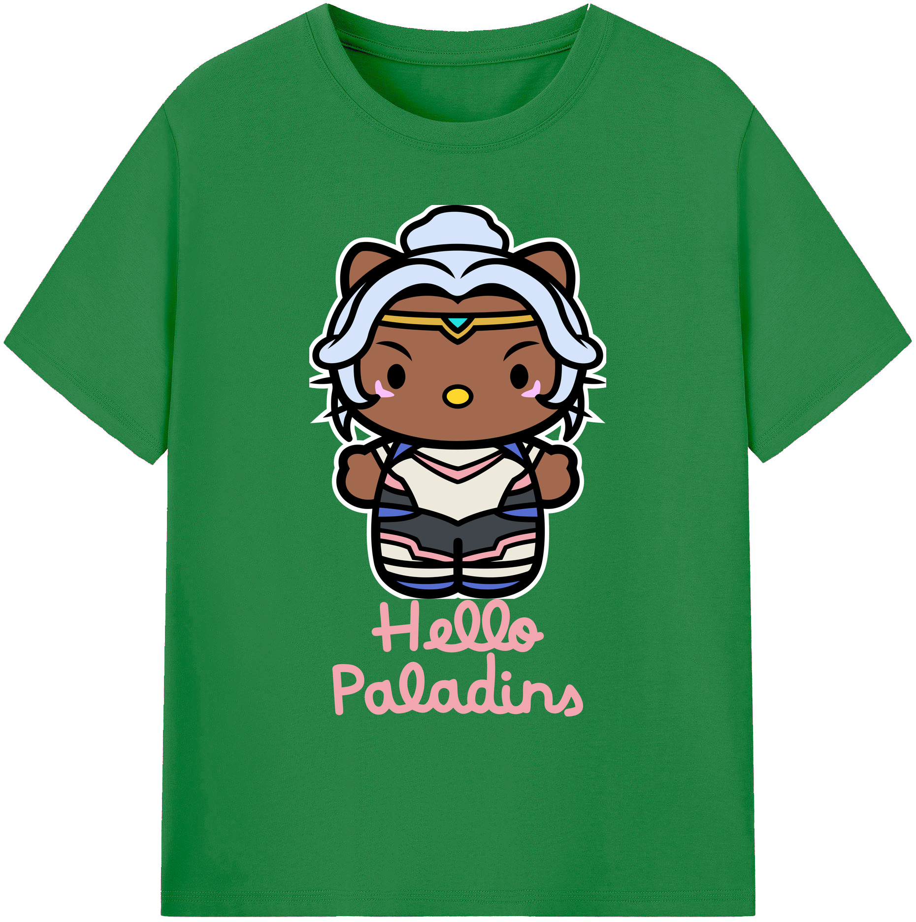 （画像用） Hello Kitty ハローキティ 綿100％ メンズ半袖Tシャツ｜肌触りやわらか＆通気性