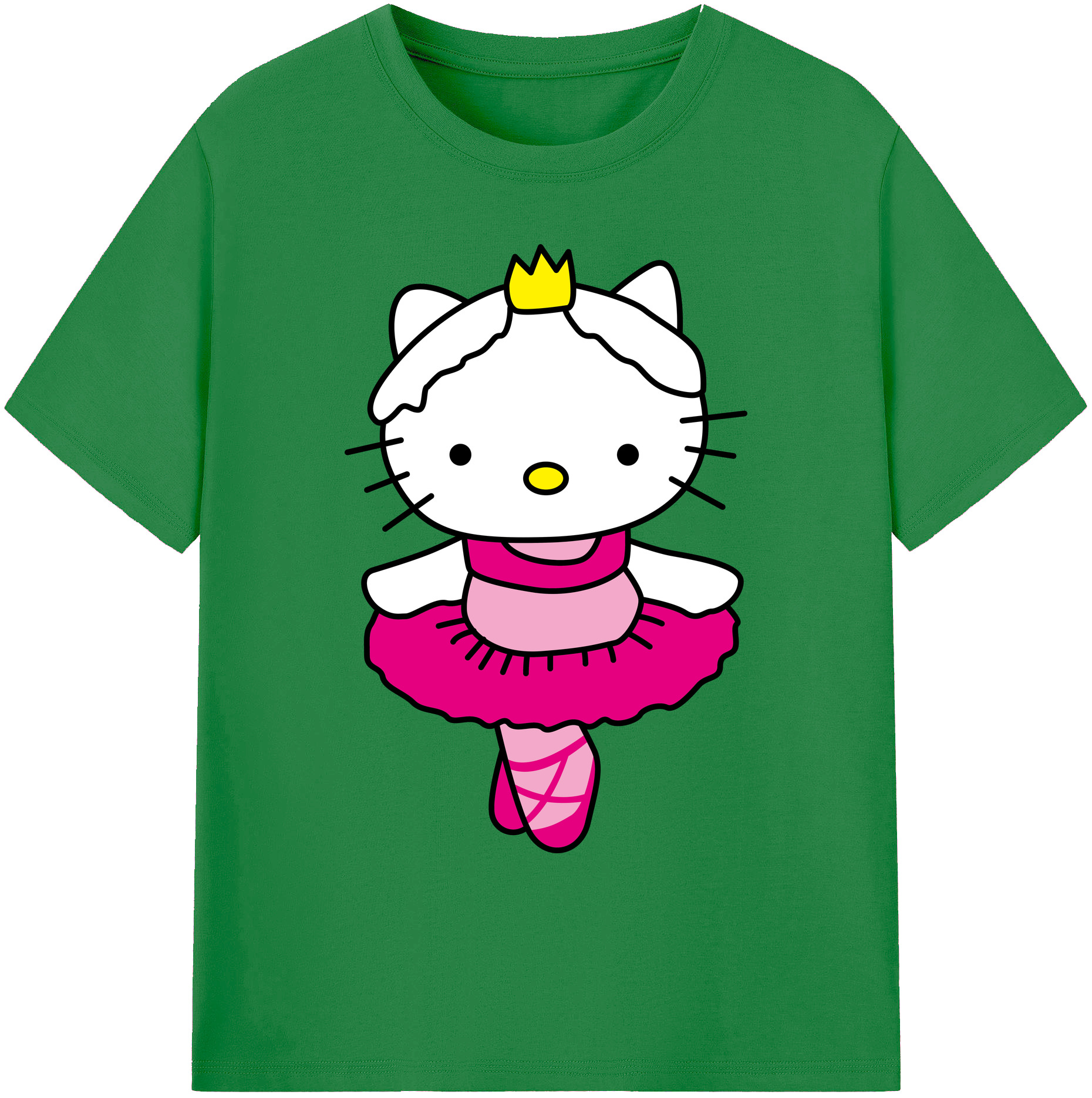 （画像用） Hello Kitty ハローキティ 綿100％ メンズ半袖Tシャツ｜肌触りやわらか＆通気性