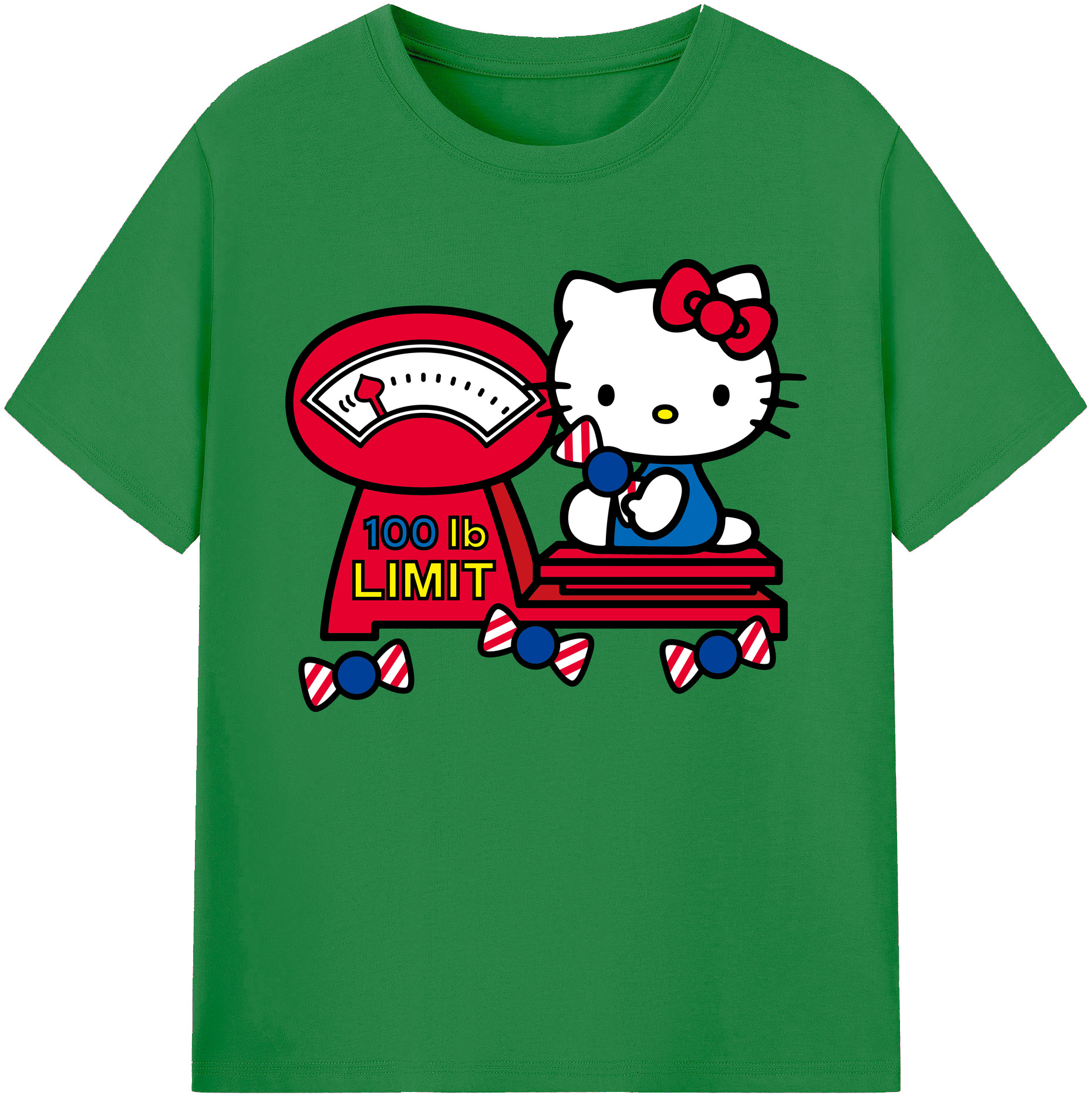 （画像用） Hello Kitty ハローキティ 綿100％ メンズ半袖Tシャツ｜肌触りやわらか＆通気性