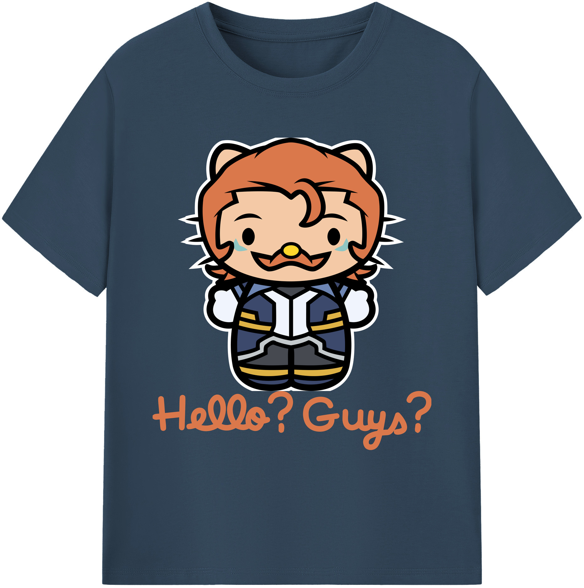 （画像用） Hello Kitty ハローキティ 綿100％ メンズ半袖Tシャツ｜肌触りやわらか＆通気性