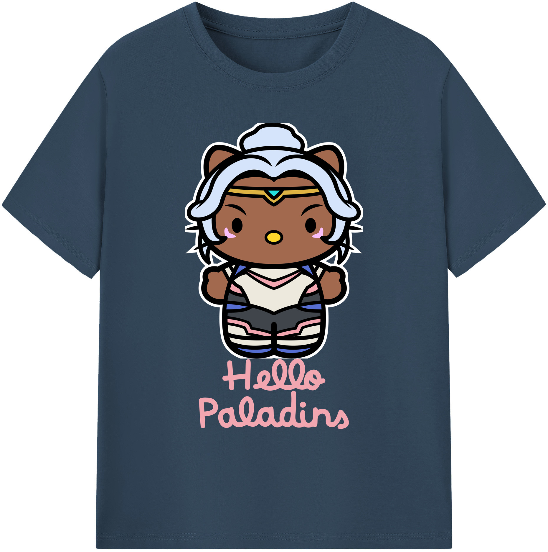 （画像用） Hello Kitty ハローキティ 綿100％ メンズ半袖Tシャツ｜肌触りやわらか＆通気性