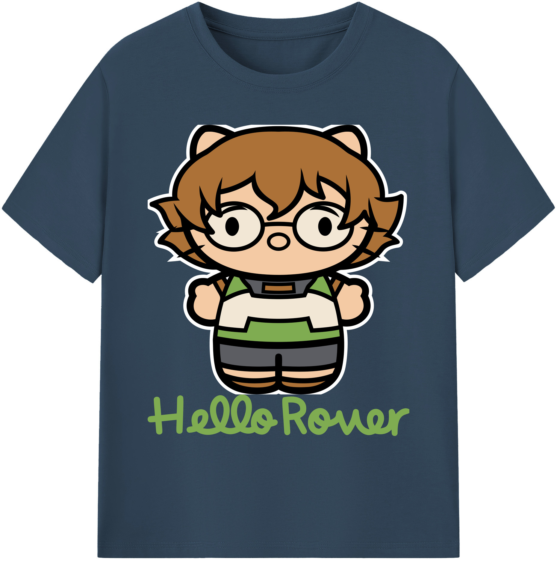 （画像用） Hello Kitty ハローキティ 綿100％ メンズ半袖Tシャツ｜肌触りやわらか＆通気性