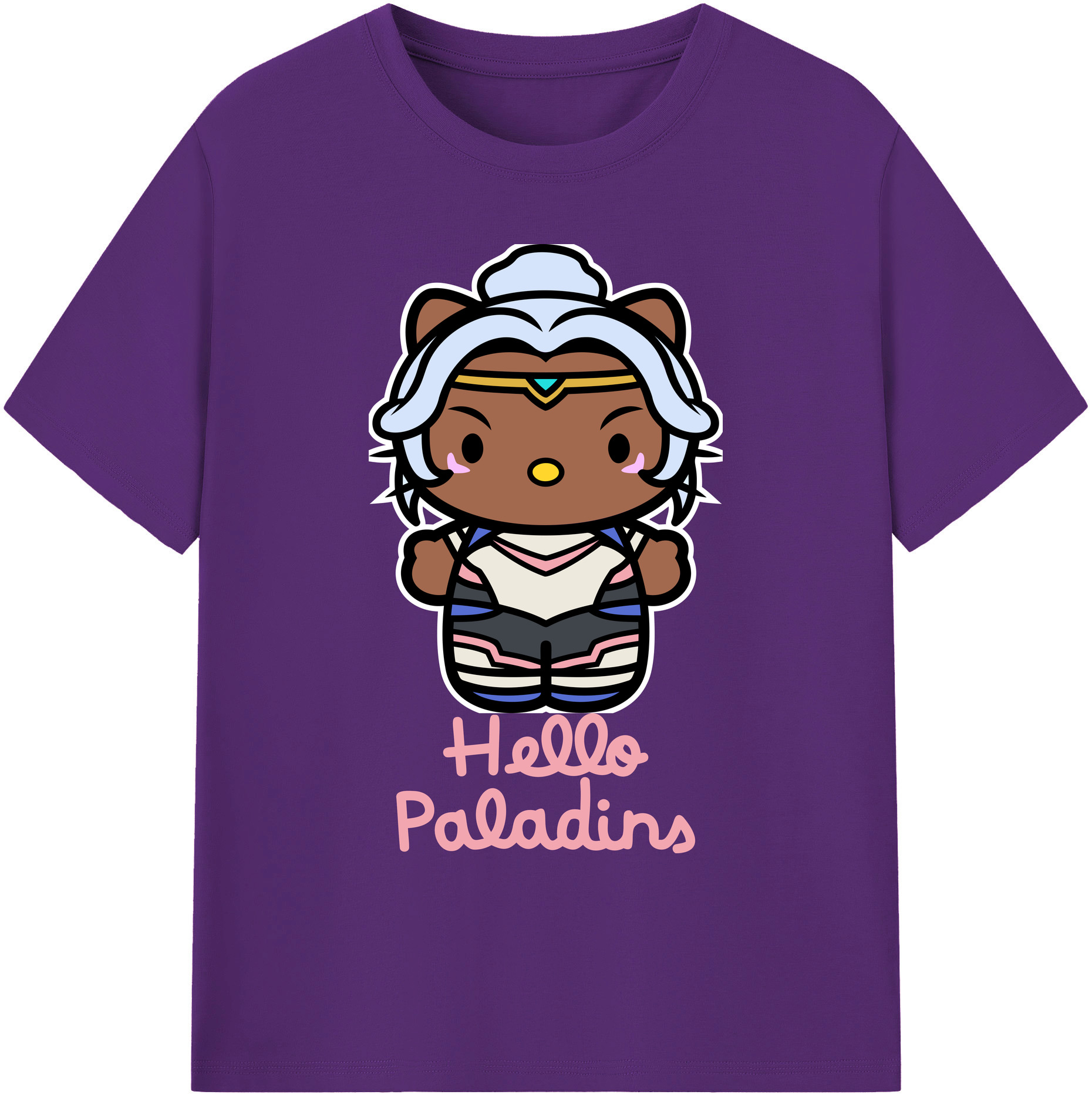 （画像用） Hello Kitty ハローキティ 綿100％ メンズ半袖Tシャツ｜肌触りやわらか＆通気性