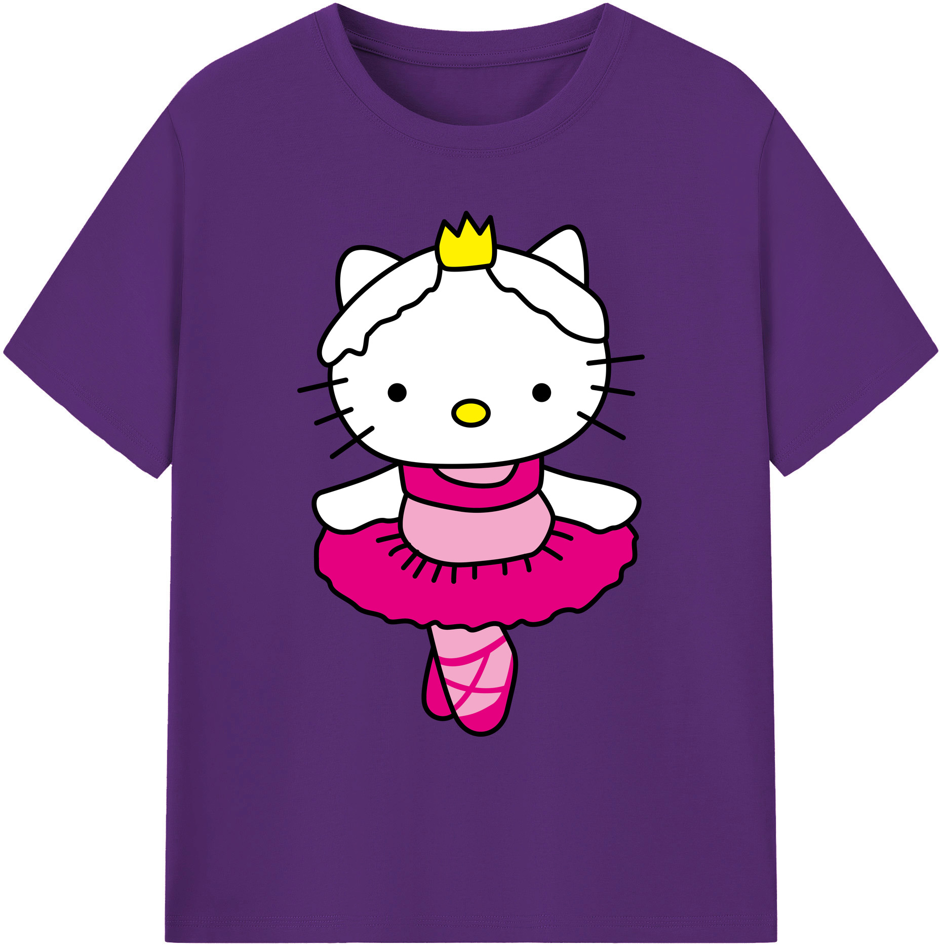 （画像用） Hello Kitty ハローキティ 綿100％ メンズ半袖Tシャツ｜肌触りやわらか＆通気性