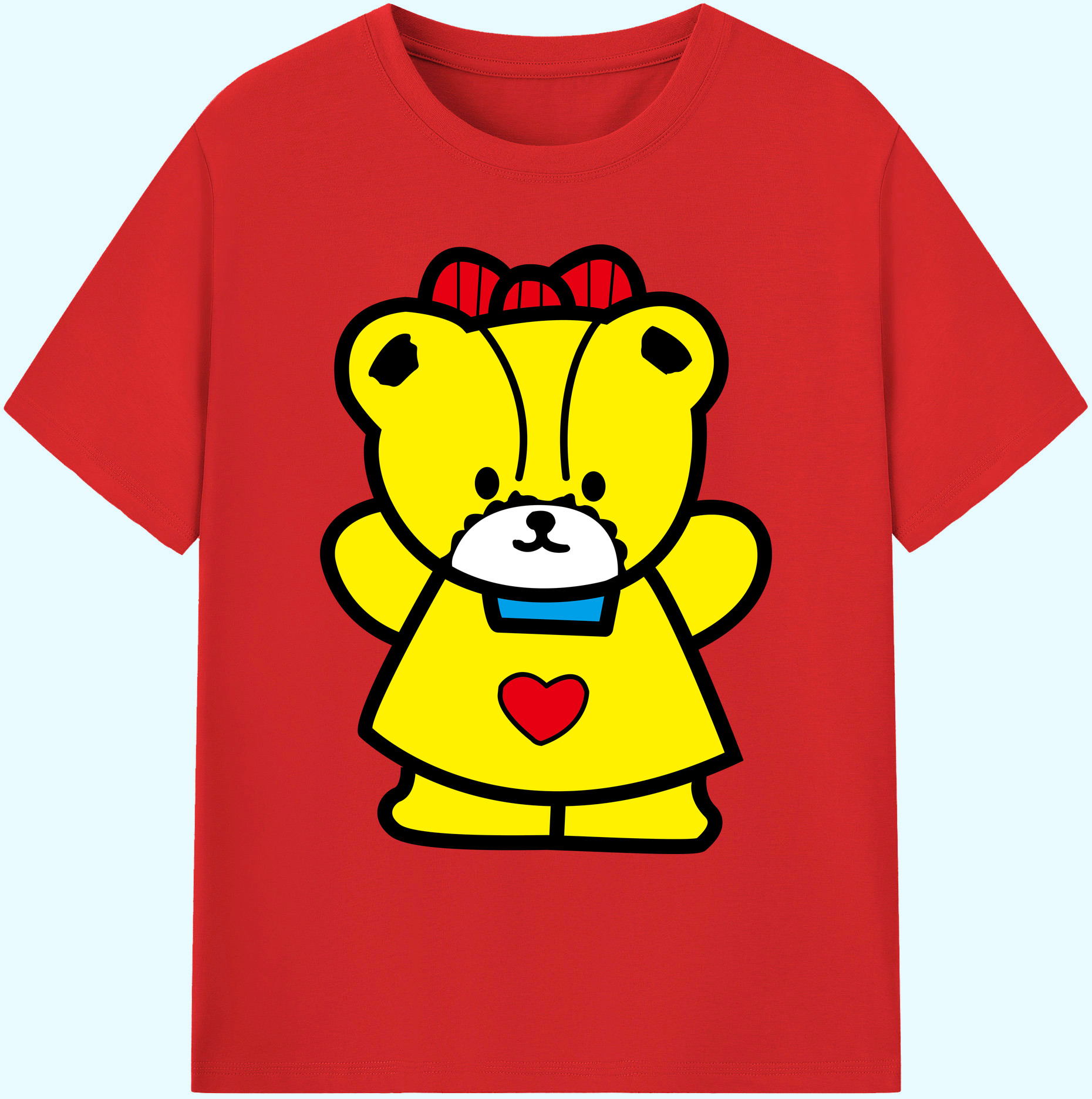 （画像用） Hello Kitty ハローキティ 綿100％ メンズ半袖Tシャツ｜肌触りやわらか＆通気性