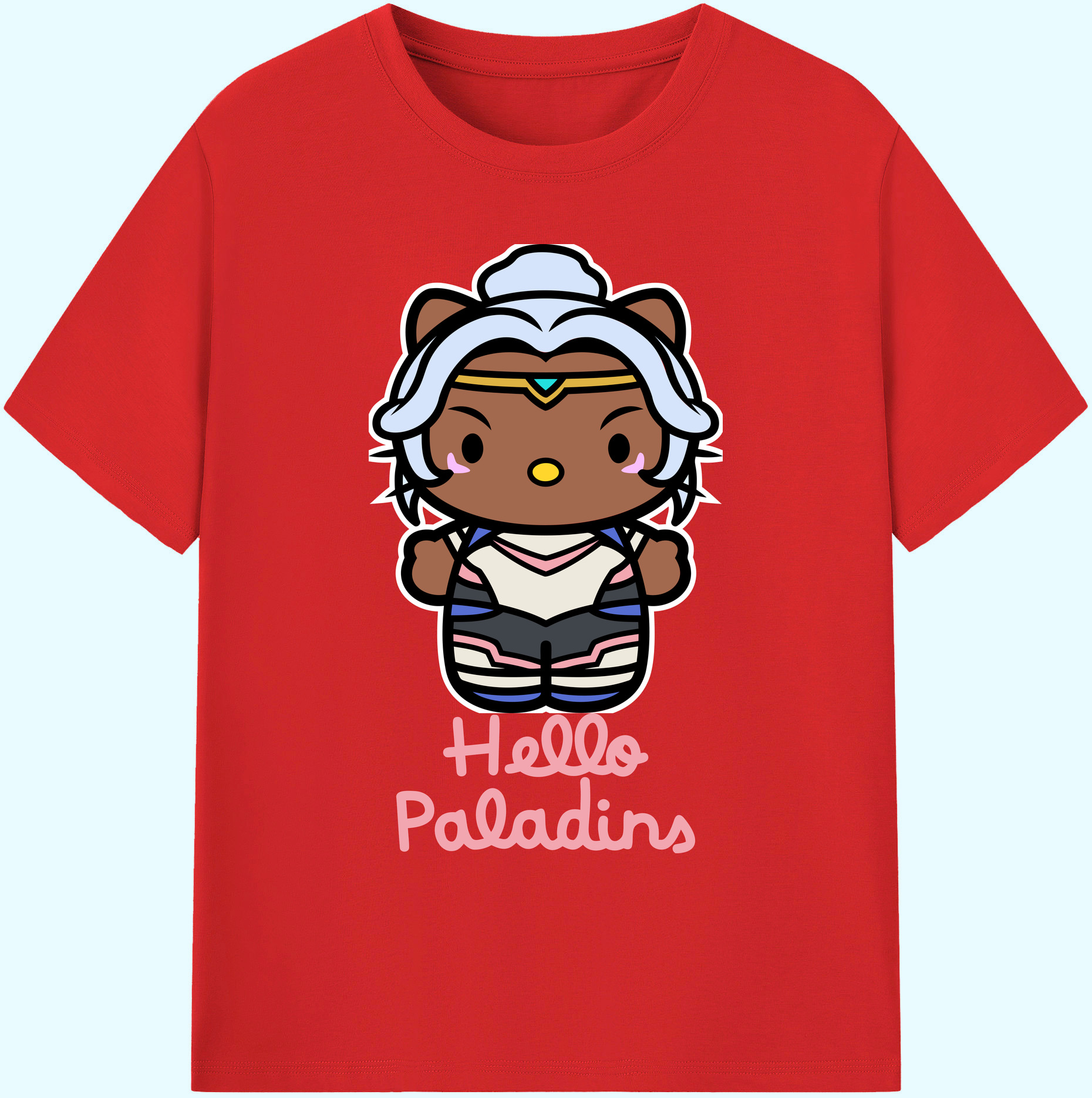 （画像用） Hello Kitty ハローキティ 綿100％ メンズ半袖Tシャツ｜肌触りやわらか＆通気性