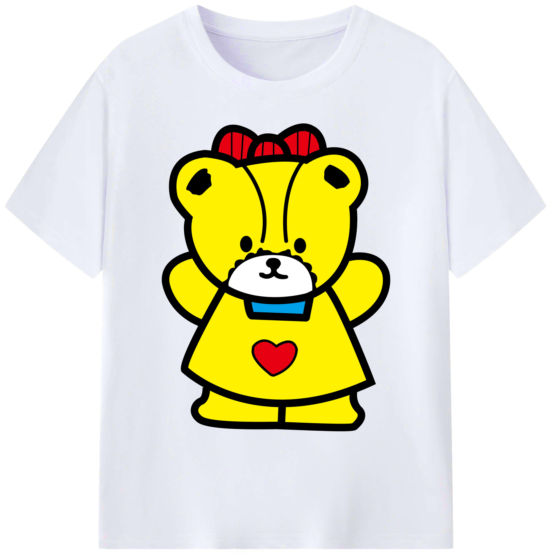 （画像用） Hello Kitty ハローキティ 綿100％ メンズ半袖Tシャツ｜肌触りやわらか＆通気性