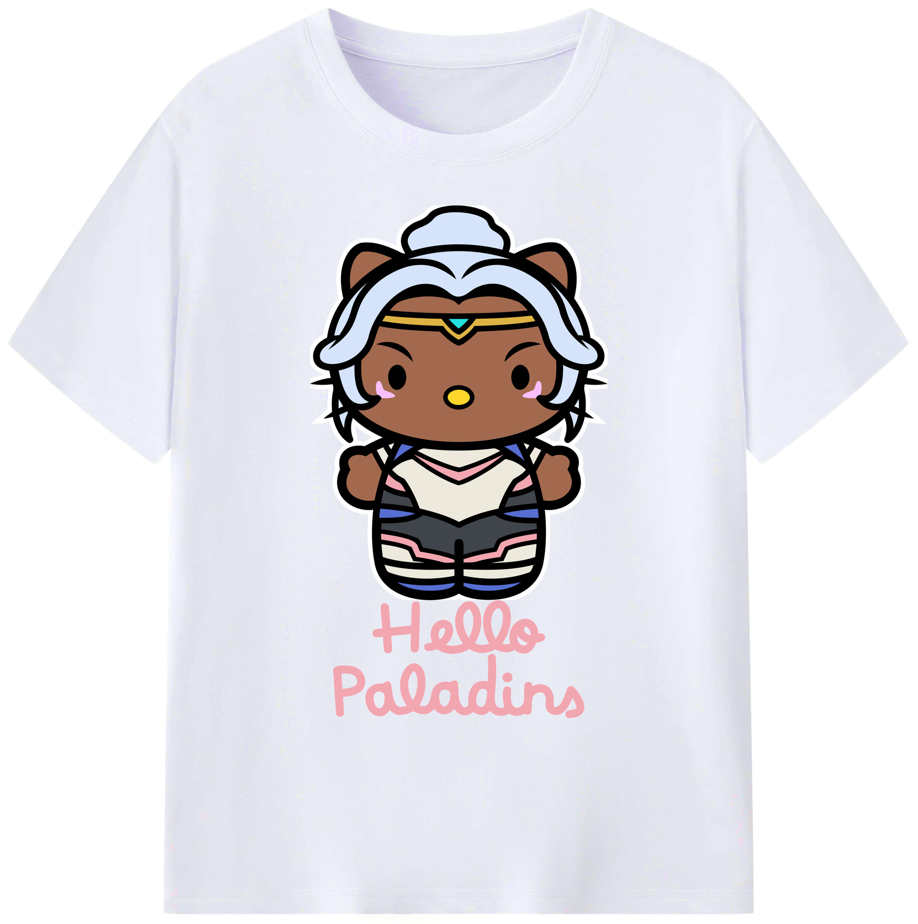 （画像用） Hello Kitty ハローキティ 綿100％ メンズ半袖Tシャツ｜肌触りやわらか＆通気性