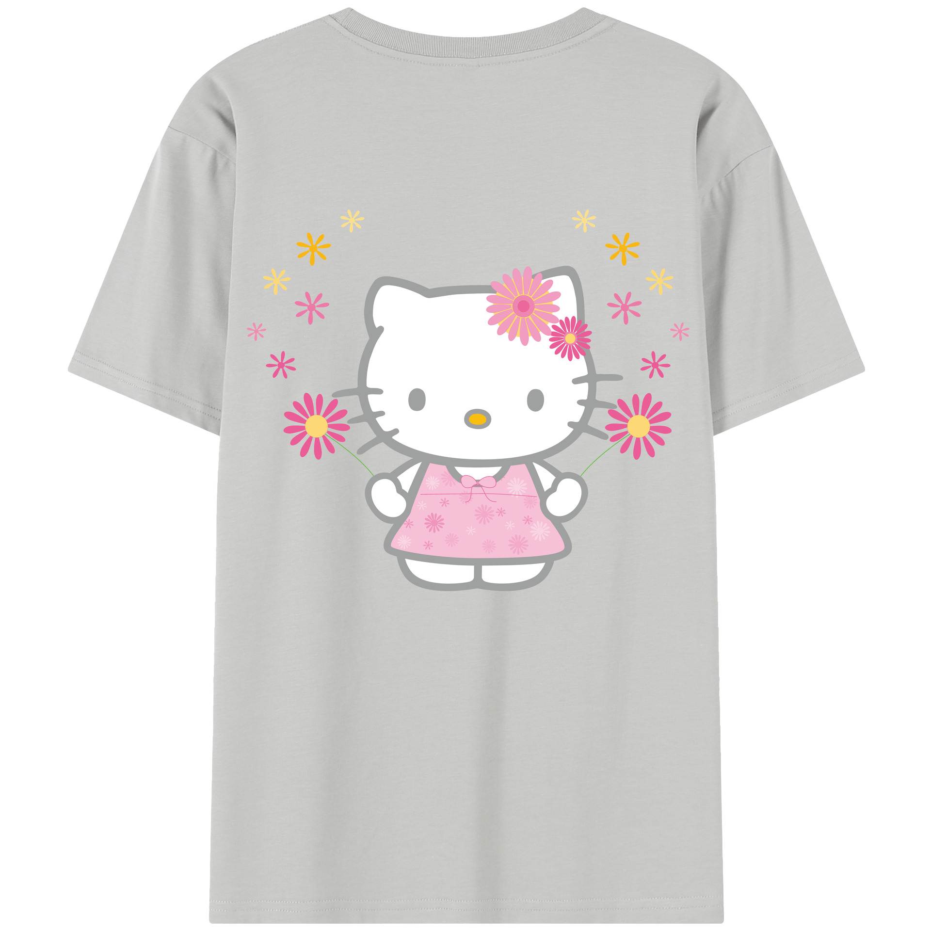 （画像用） Hello Kitty ハローキティ レディース半袖Tシャツ(バックプリント)