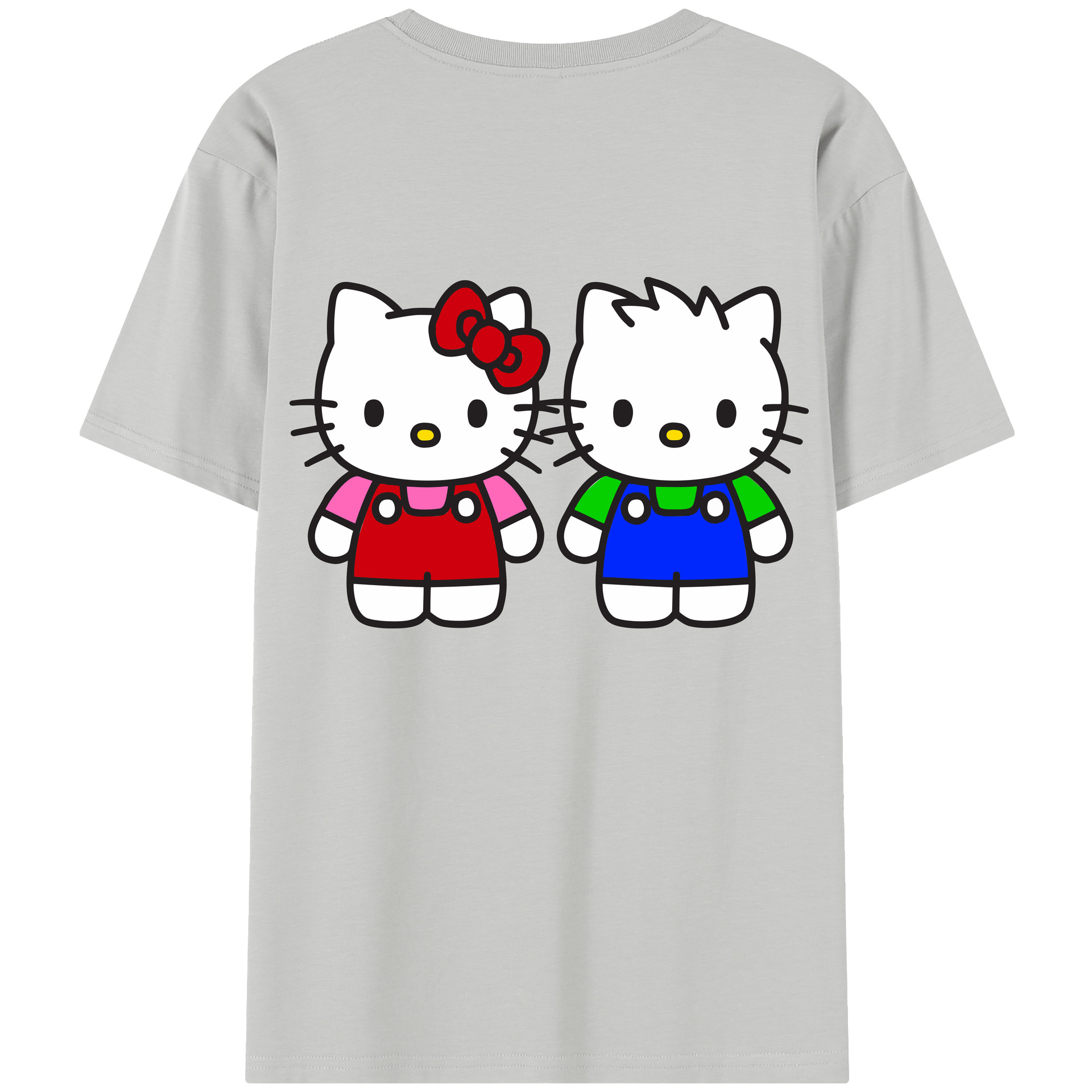 （画像用） Hello Kitty ハローキティ レディース半袖Tシャツ(バックプリント)