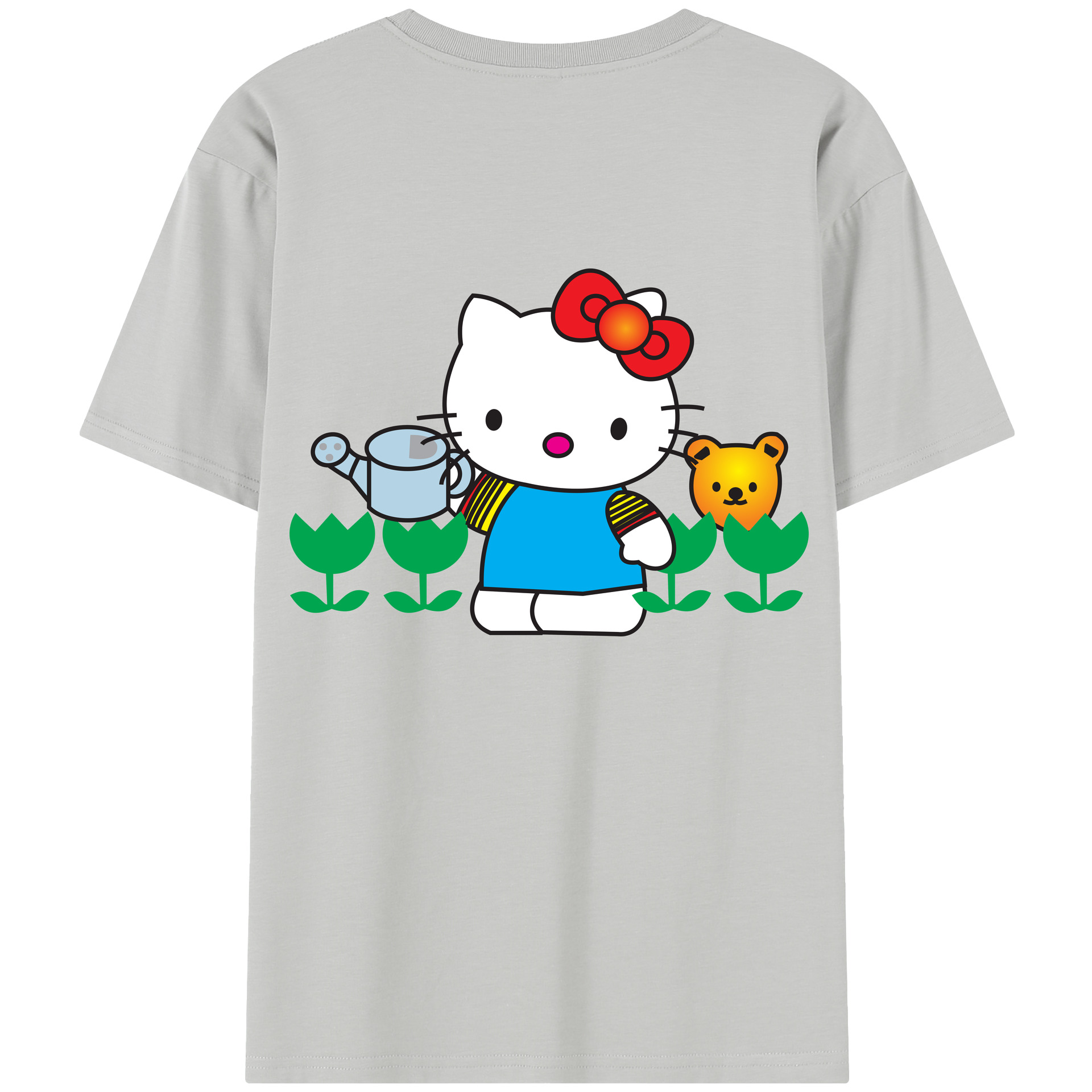 （画像用） Hello Kitty ハローキティ レディース半袖Tシャツ(バックプリント)