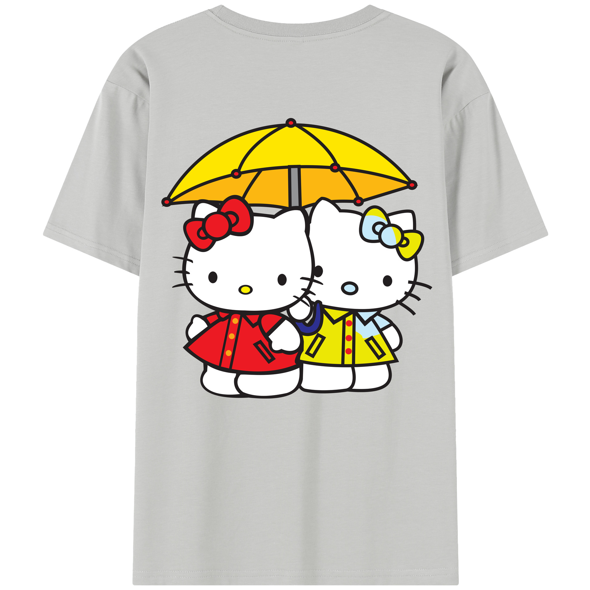 （画像用） Hello Kitty ハローキティ レディース半袖Tシャツ(バックプリント)