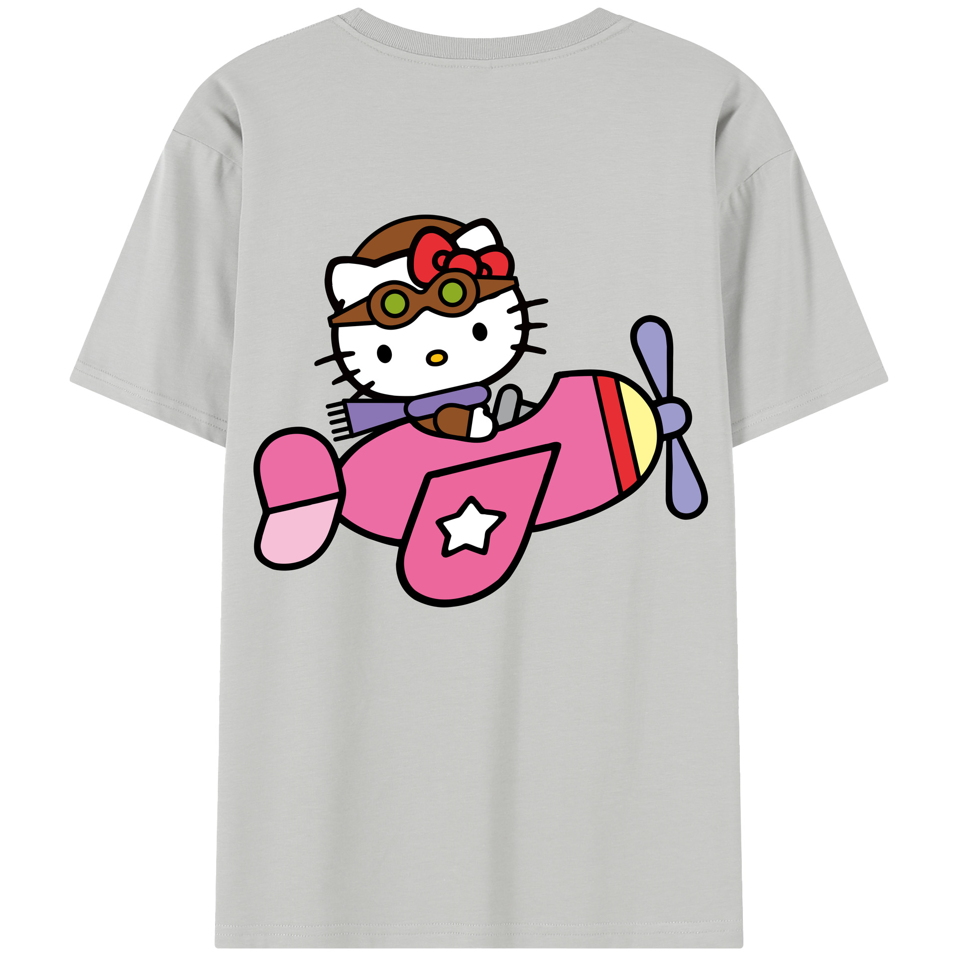 （画像用） Hello Kitty ハローキティ レディース半袖Tシャツ(バックプリント)