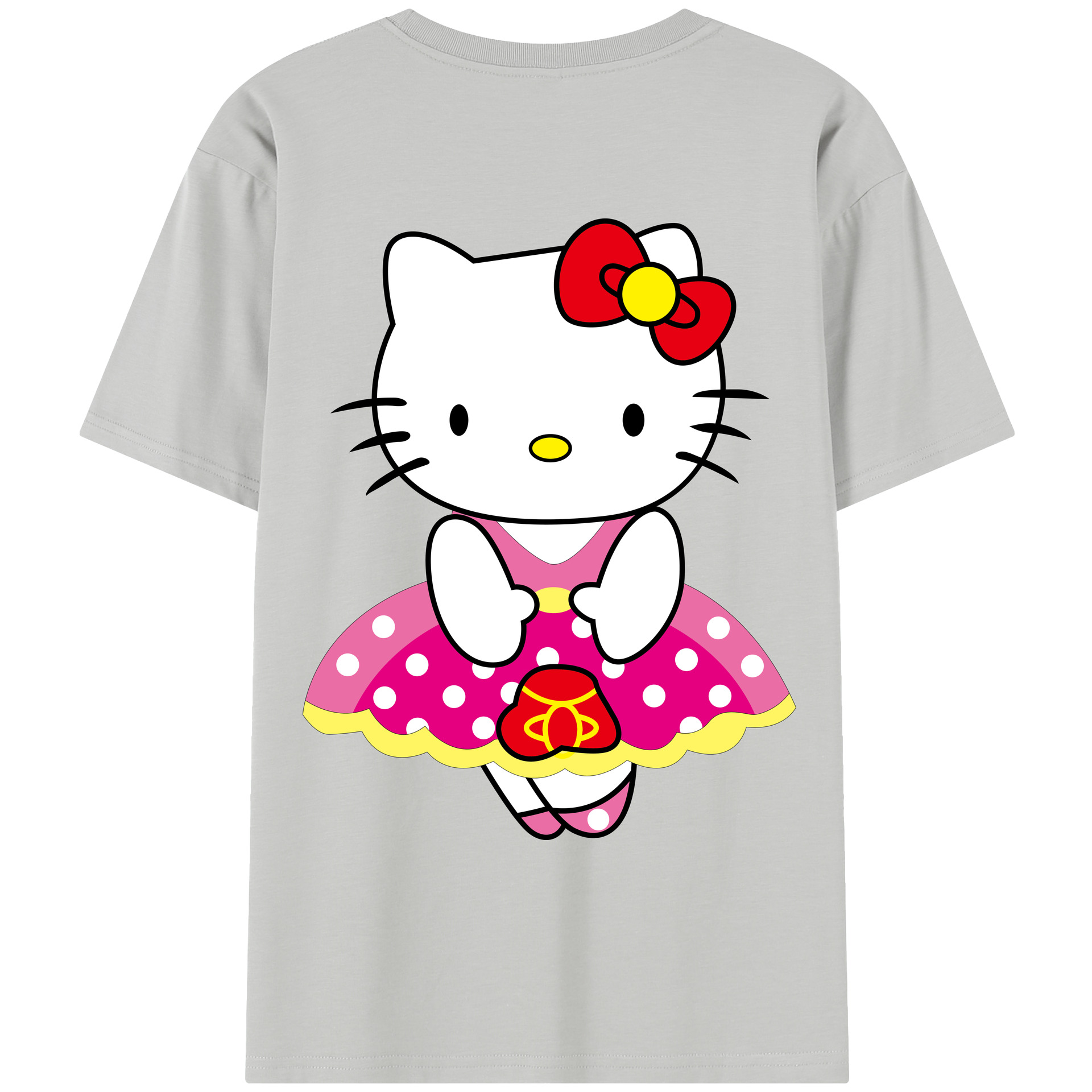 （画像用） Hello Kitty ハローキティ レディース半袖Tシャツ(バックプリント)