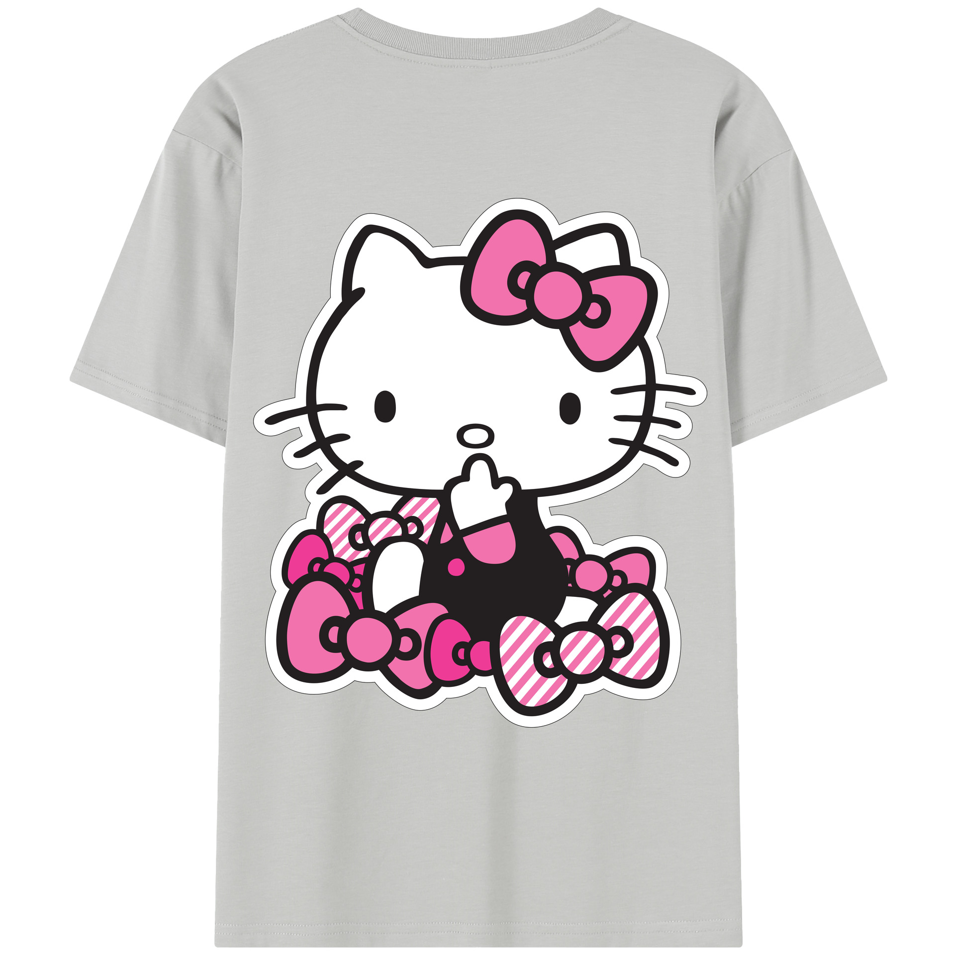 （画像用） Hello Kitty ハローキティ レディース半袖Tシャツ(バックプリント)