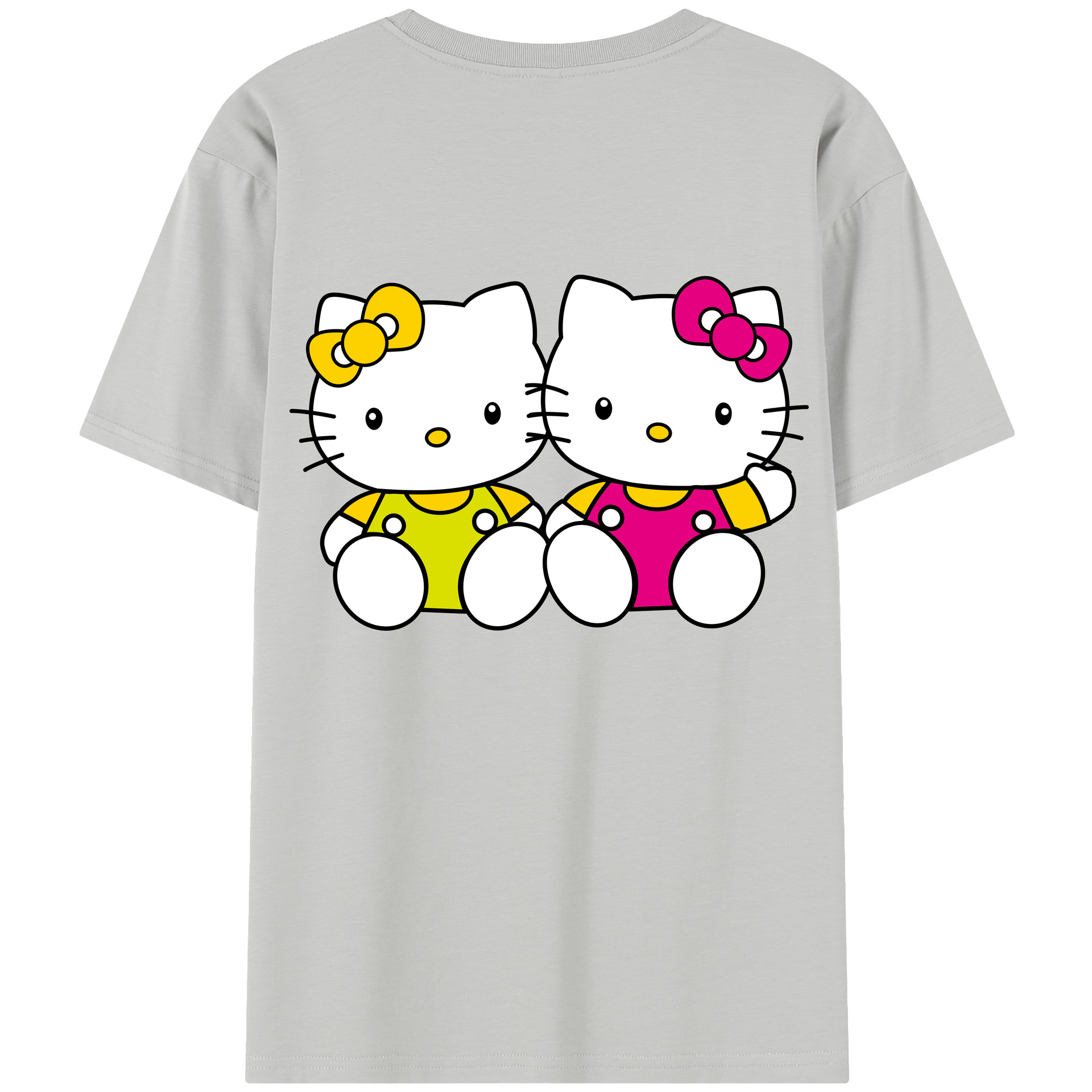 （画像用） Hello Kitty ハローキティ レディース半袖Tシャツ(バックプリント)