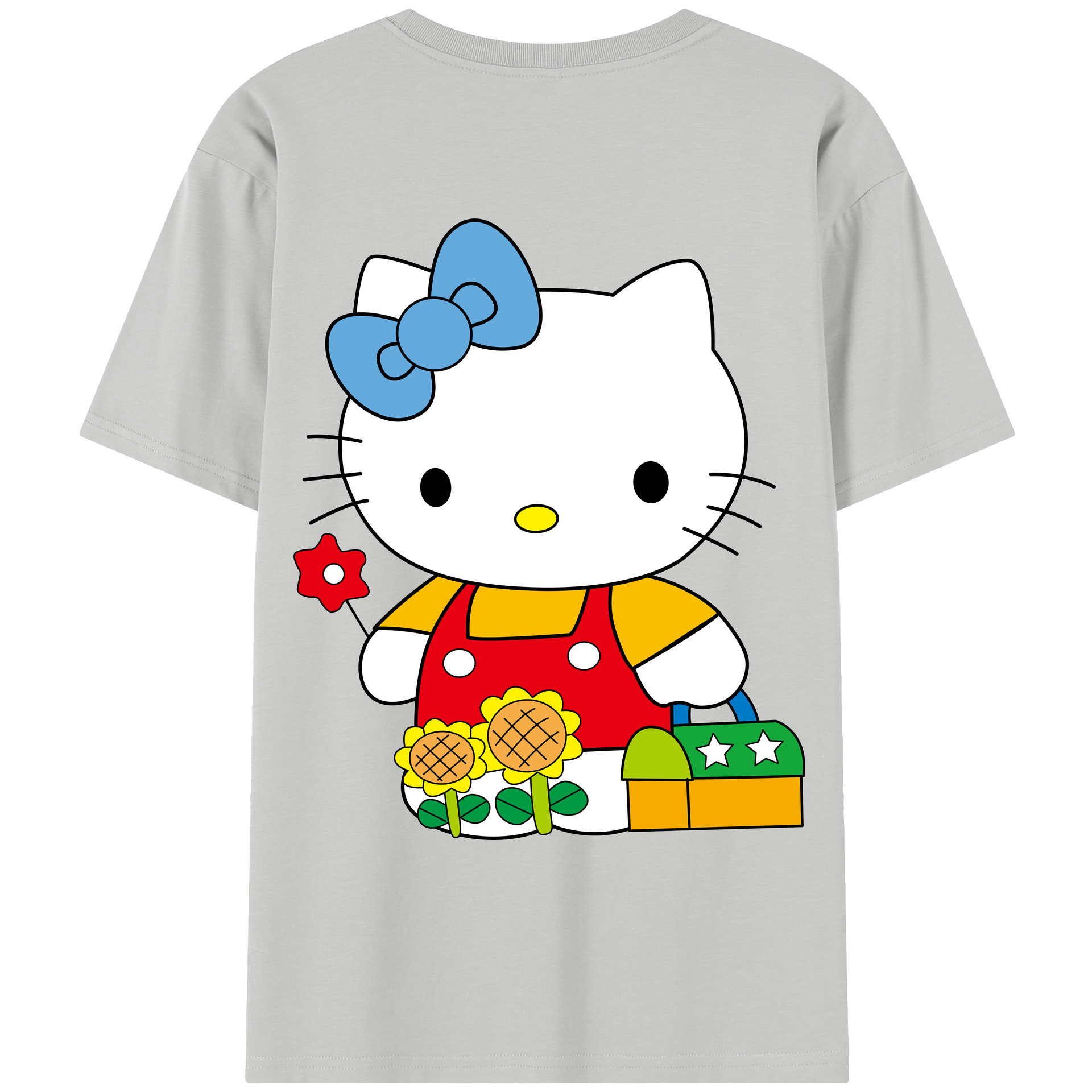 （画像用） Hello Kitty ハローキティ レディース半袖Tシャツ(バックプリント)