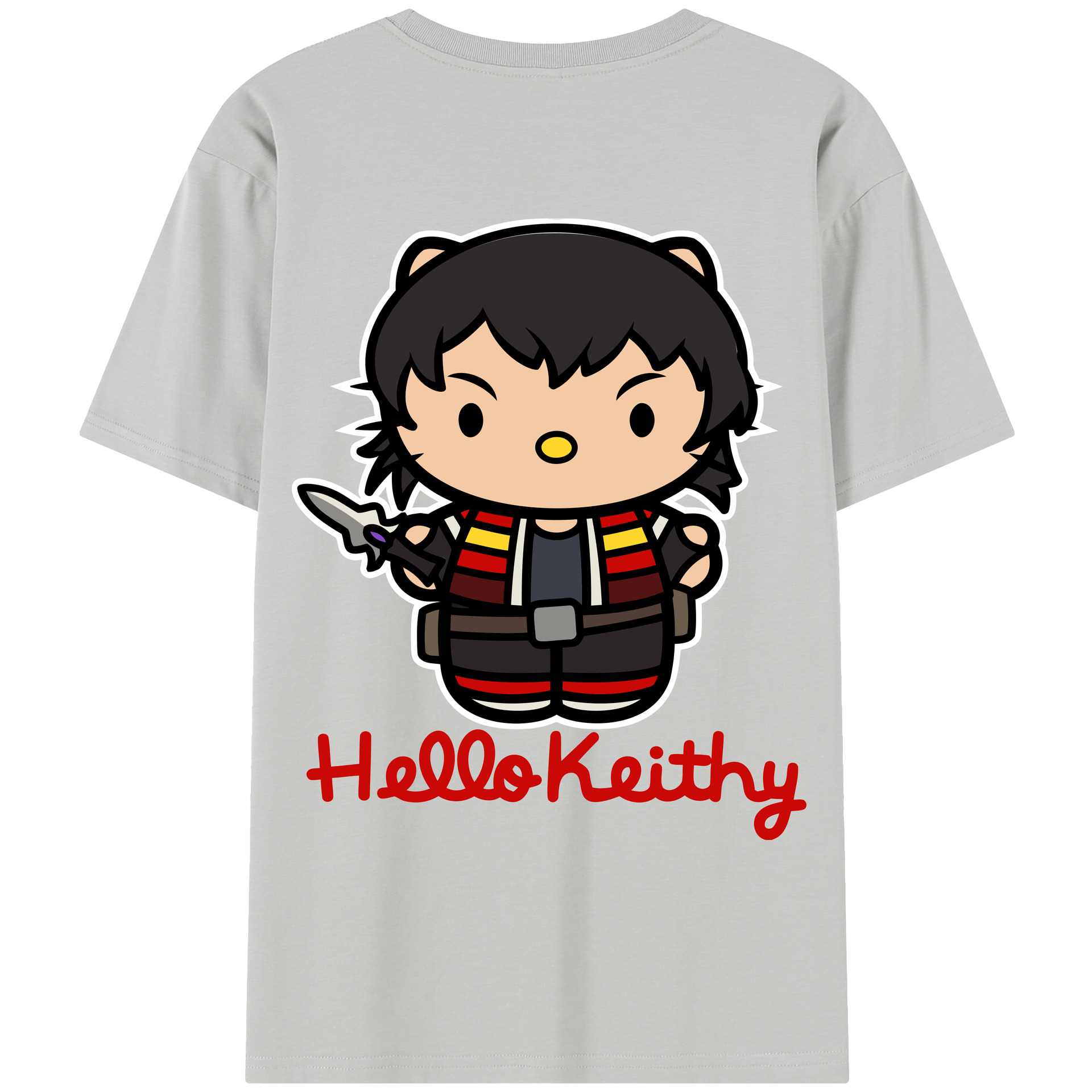 （画像用） Hello Kitty ハローキティ レディース半袖Tシャツ(バックプリント)
